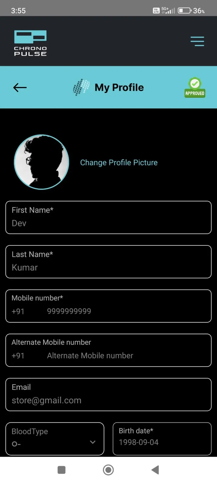 Chrono Pulse | Indus Appstore | Screenshot