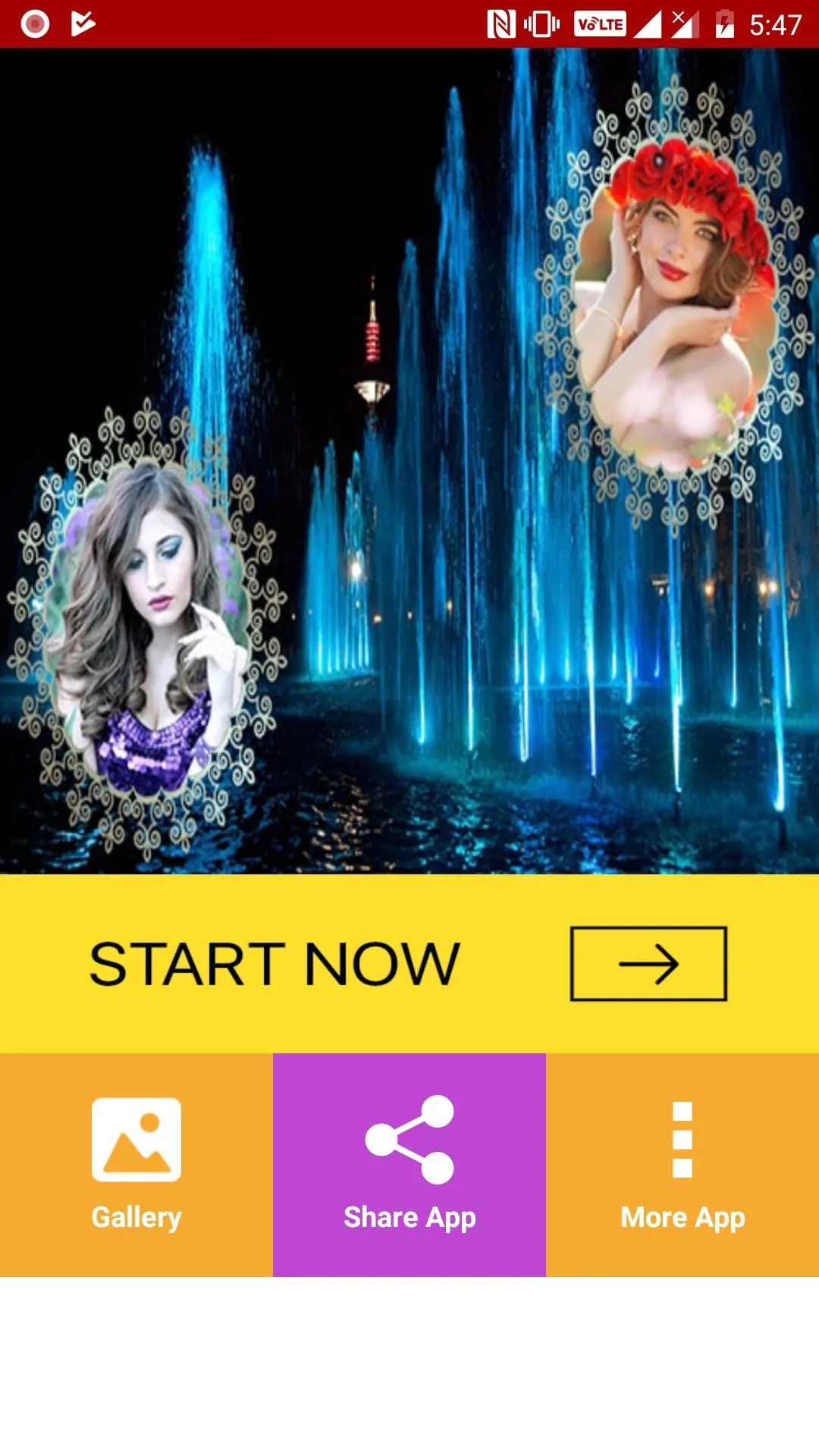 WaterFountain Dual Photo Frame | Indus Appstore | Screenshot