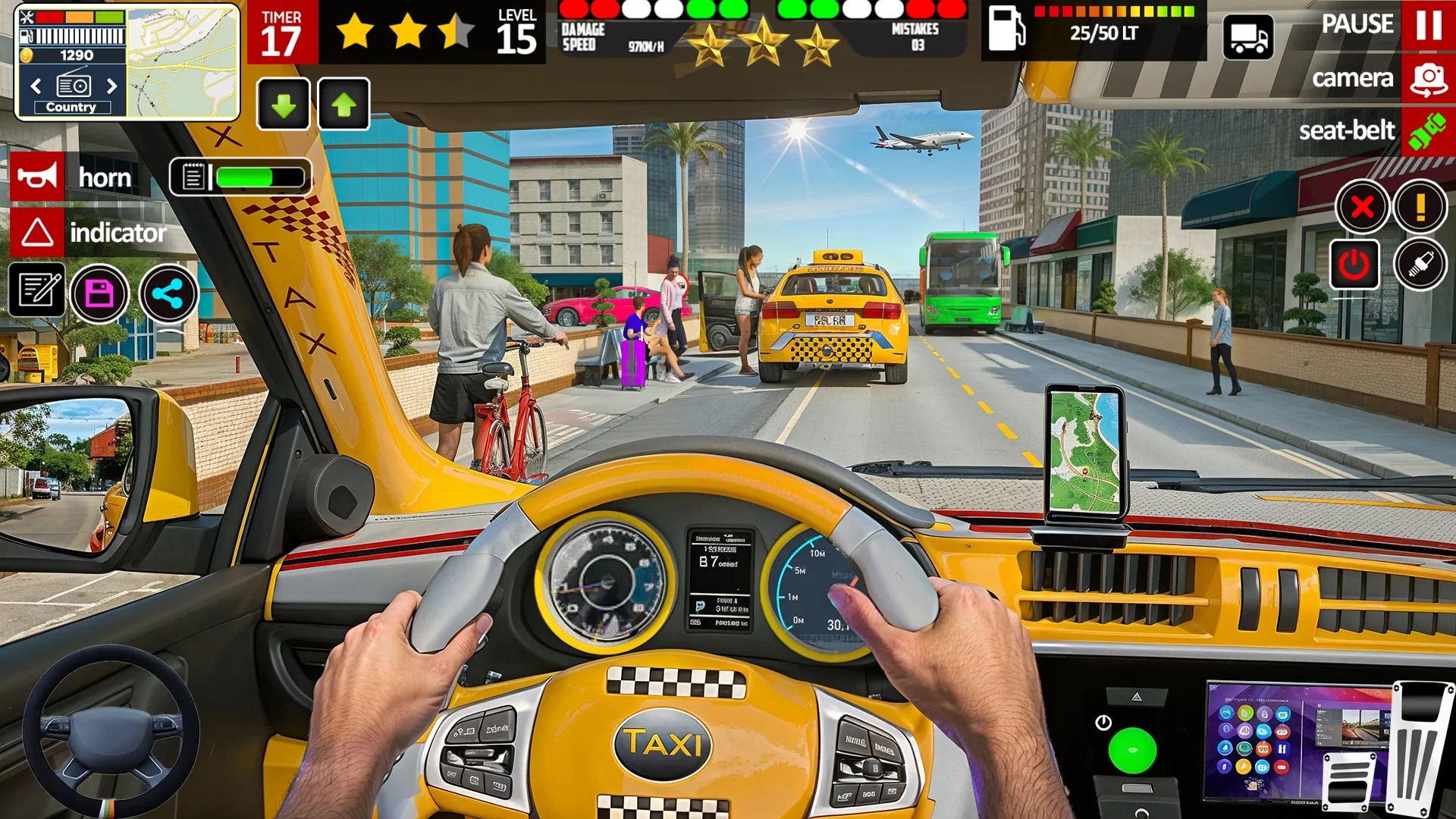 Car Driving Taxi Simulator | Indus Appstore | Screenshot