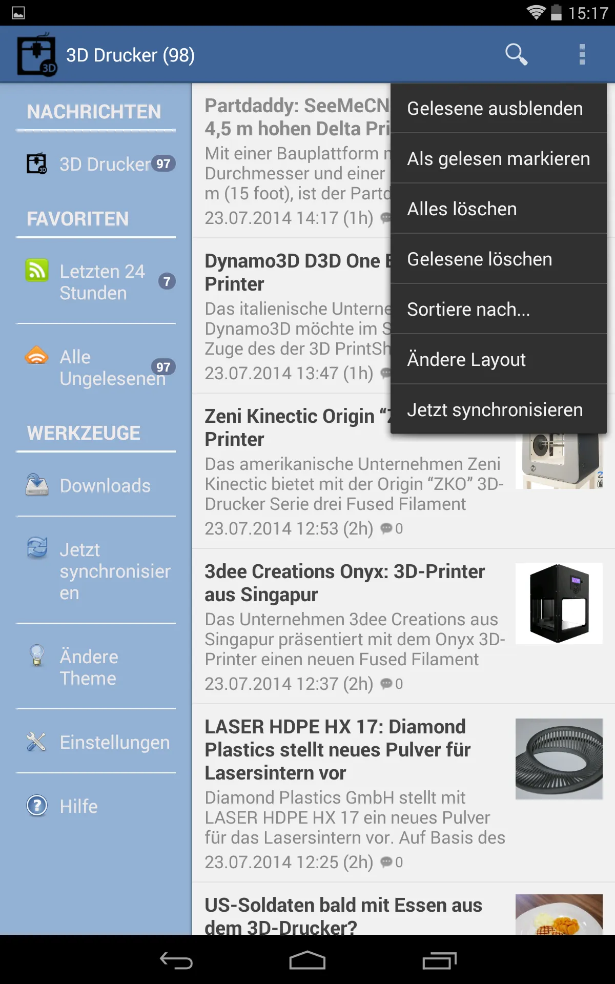 3D Drucker | Indus Appstore | Screenshot