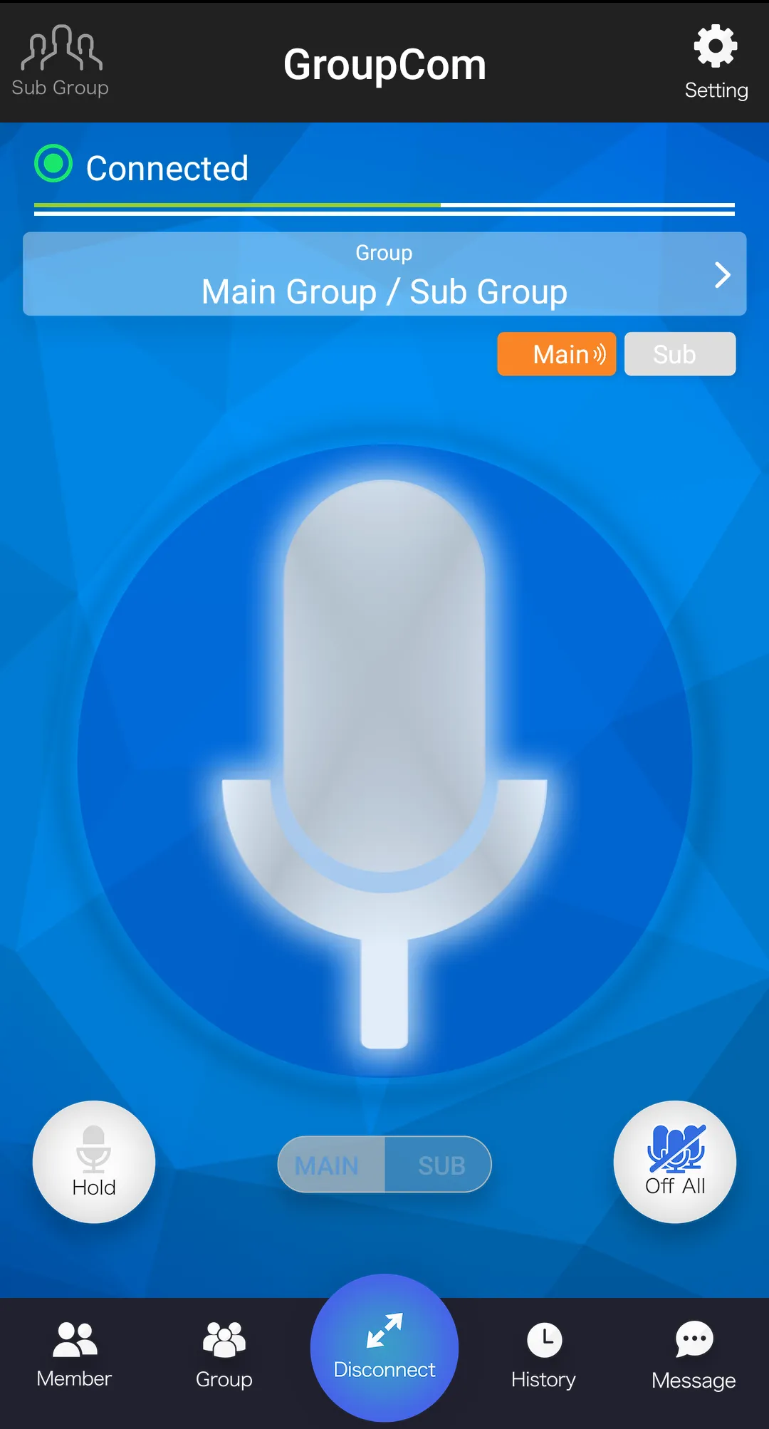 GroupCom - Walkie-Talkie App | Indus Appstore | Screenshot