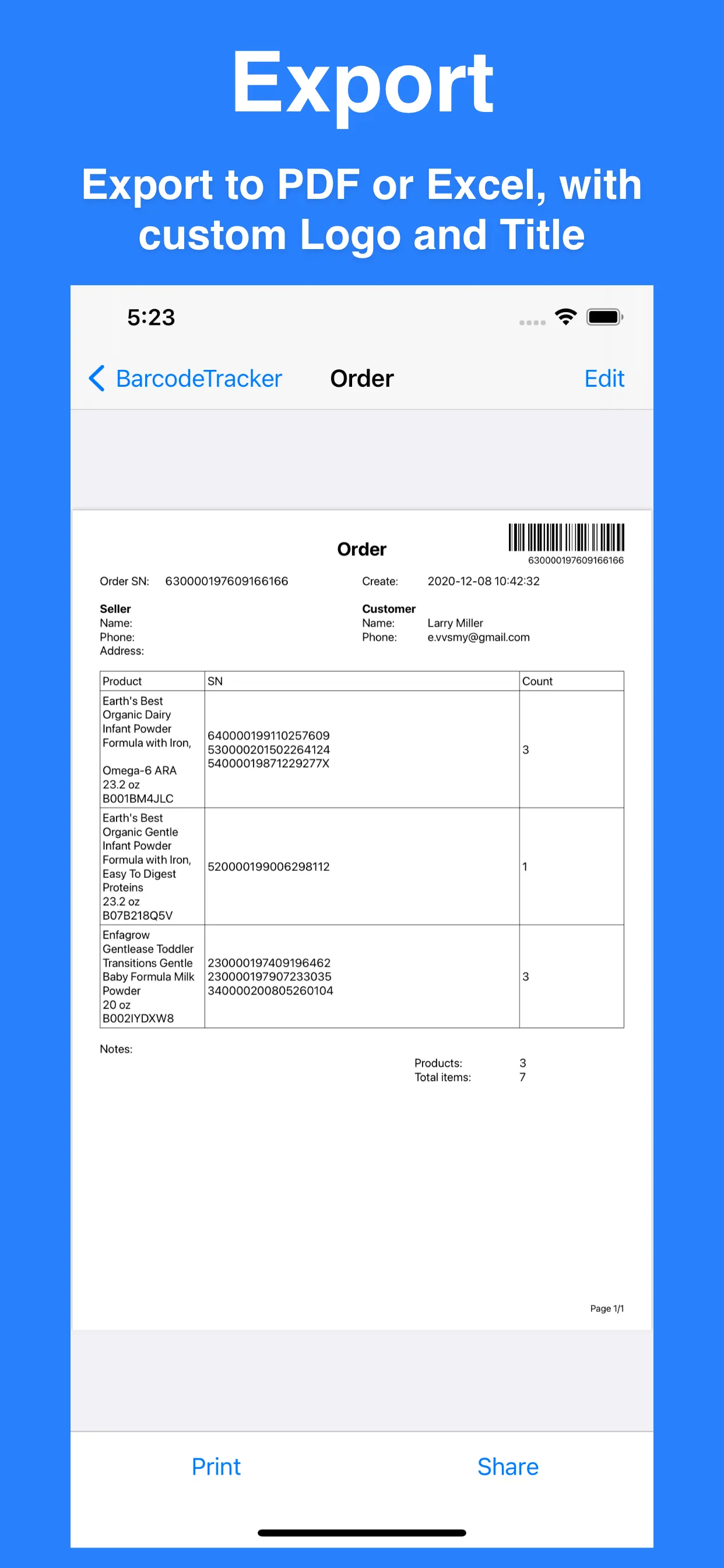 iBarcode - Barcode Scanner & Q | Indus Appstore | Screenshot