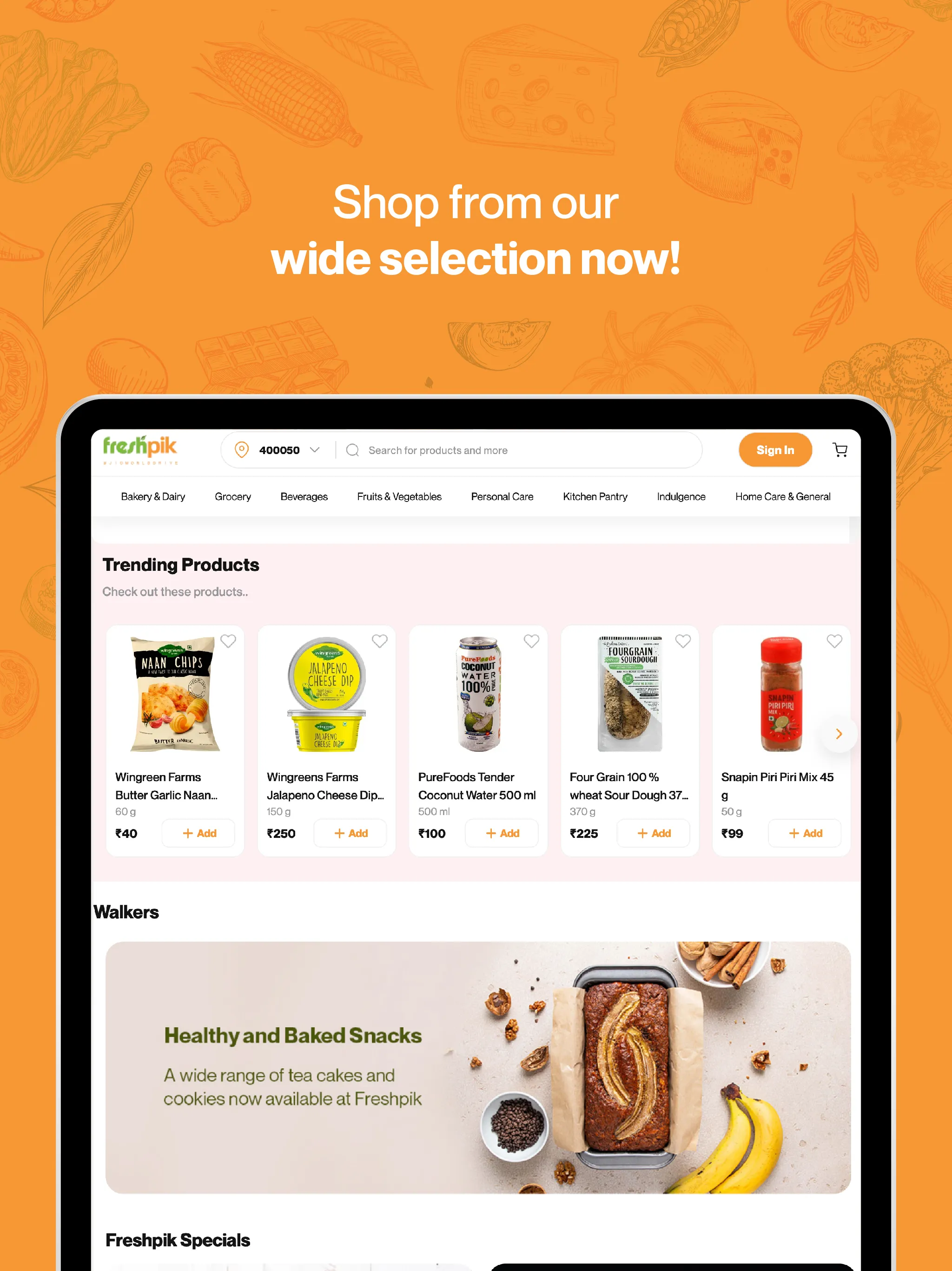 Freshpik: Gourmet Grocery App | Indus Appstore | Screenshot