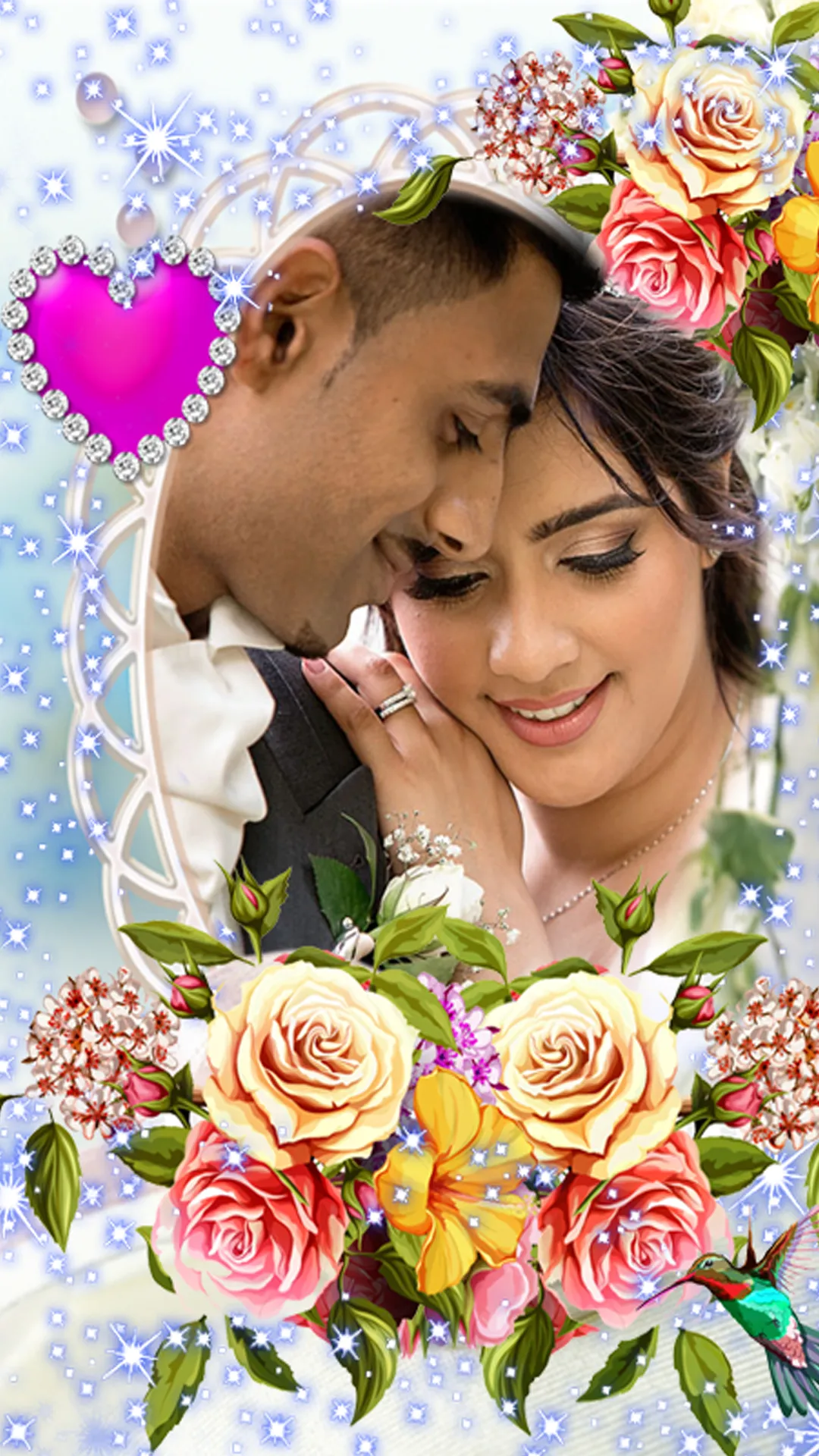 Lovely Flower Photo Frame | Indus Appstore | Screenshot