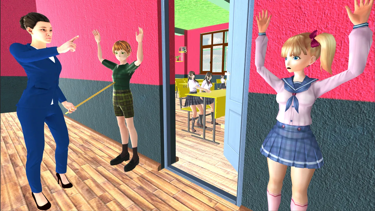 School Life Anime Girl Game 3D | Indus Appstore | Screenshot