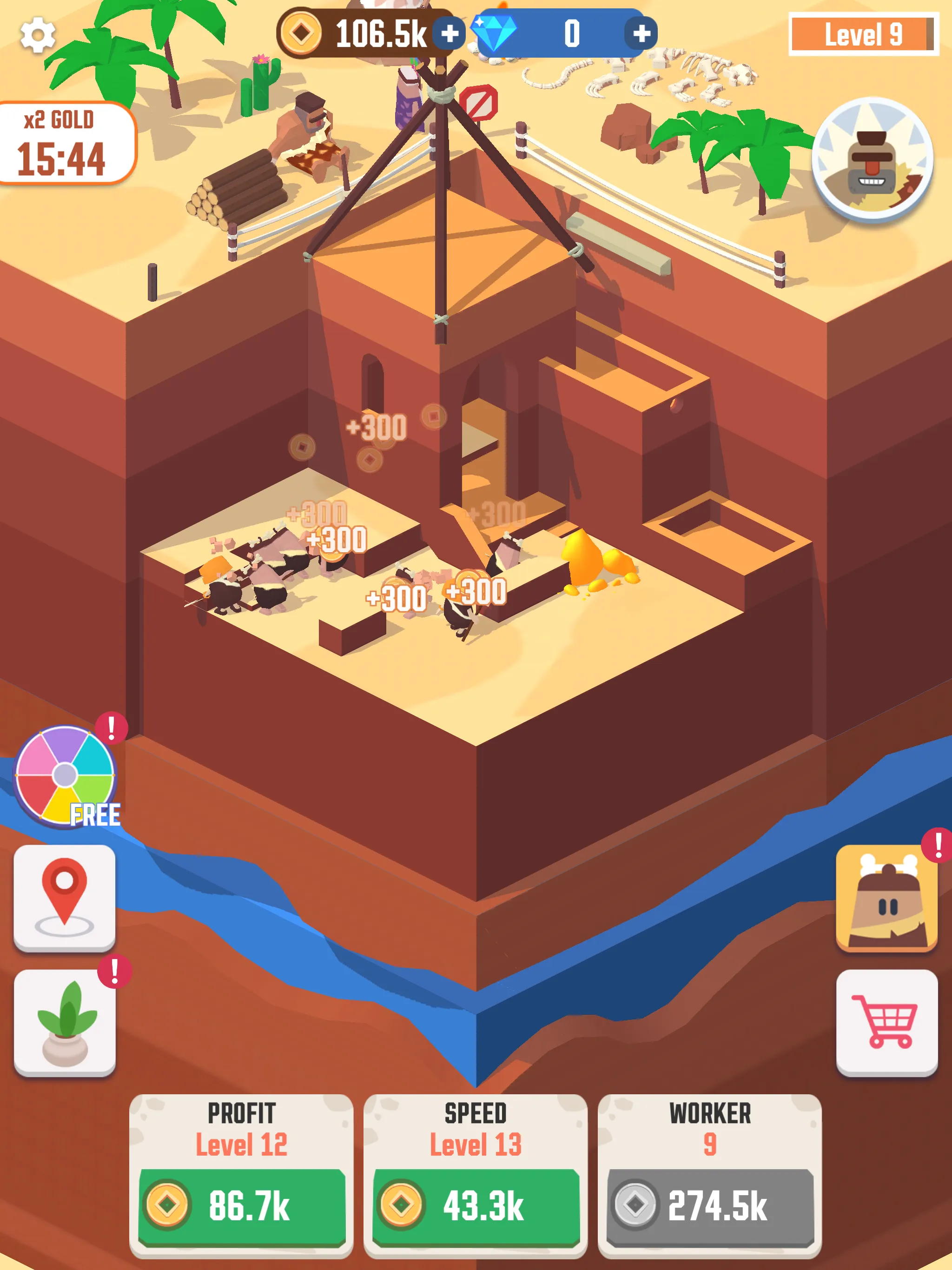 Idle Digging | Indus Appstore | Screenshot