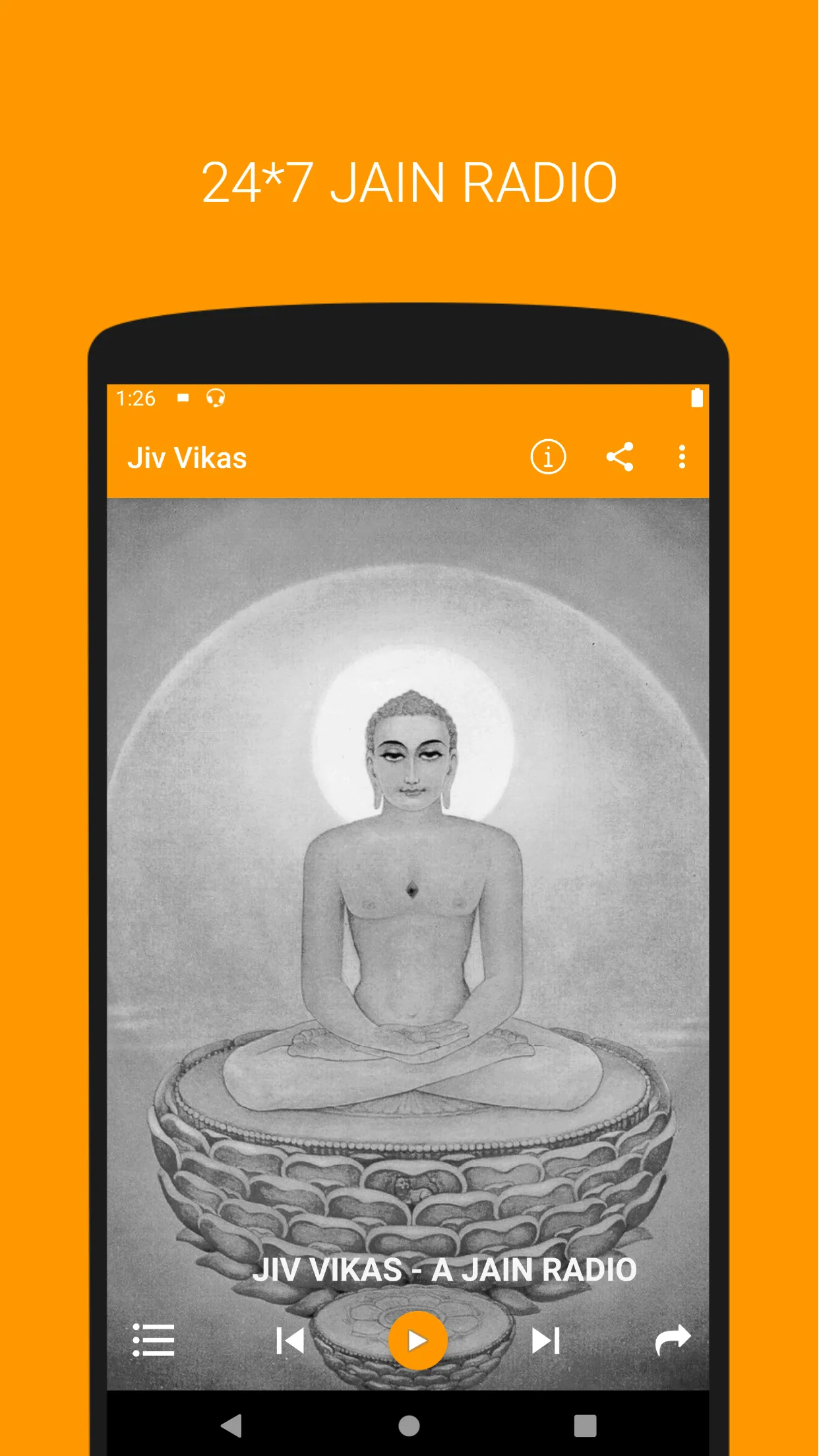 Jiv Vikas - A Jain Radio | Indus Appstore | Screenshot