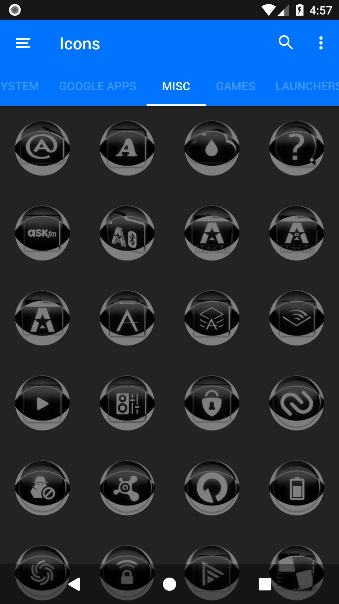 Grey Icon Pack Style 2 | Indus Appstore | Screenshot