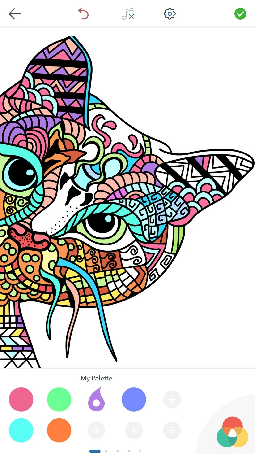 Cat Coloring Pages for Adults | Indus Appstore | Screenshot