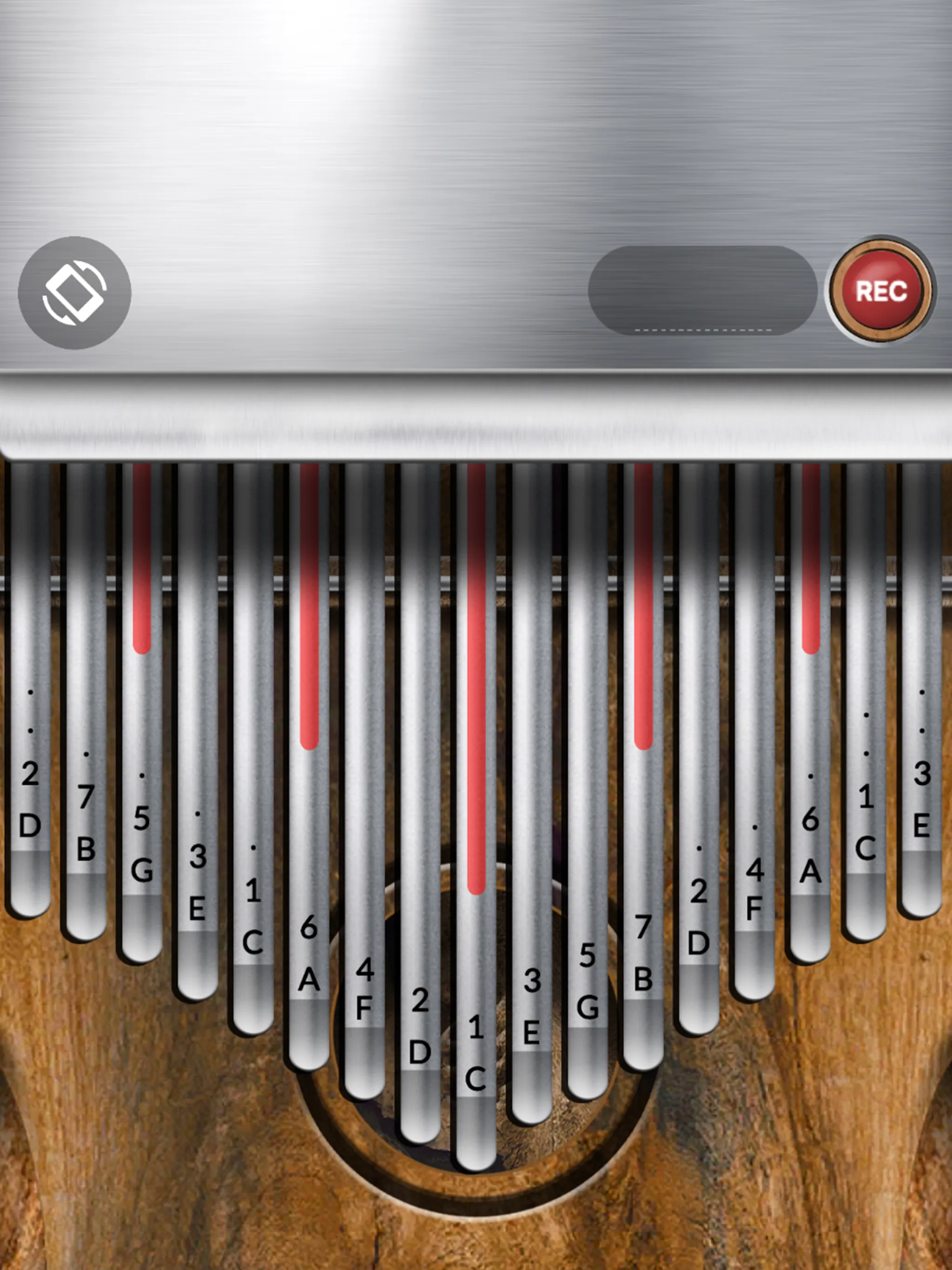 Real Kalimba | Indus Appstore | Screenshot