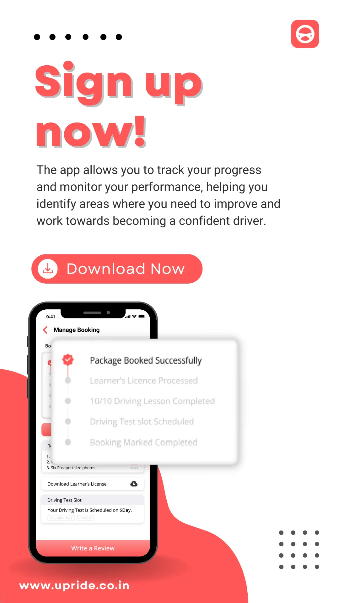 Upride: Learn Driving & Get DL | Indus Appstore | Screenshot