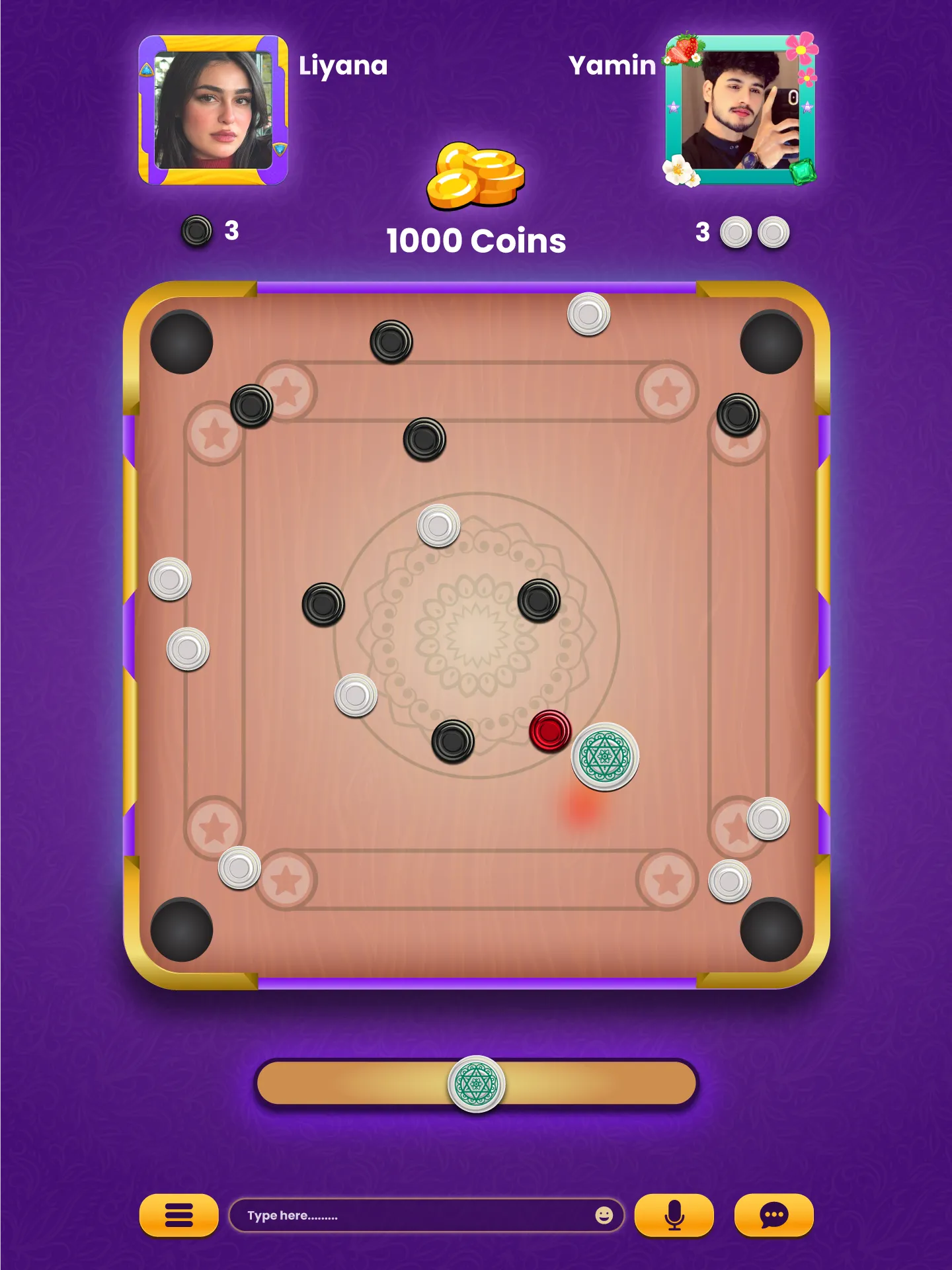 Carrom Online Multiplayer Game | Indus Appstore | Screenshot