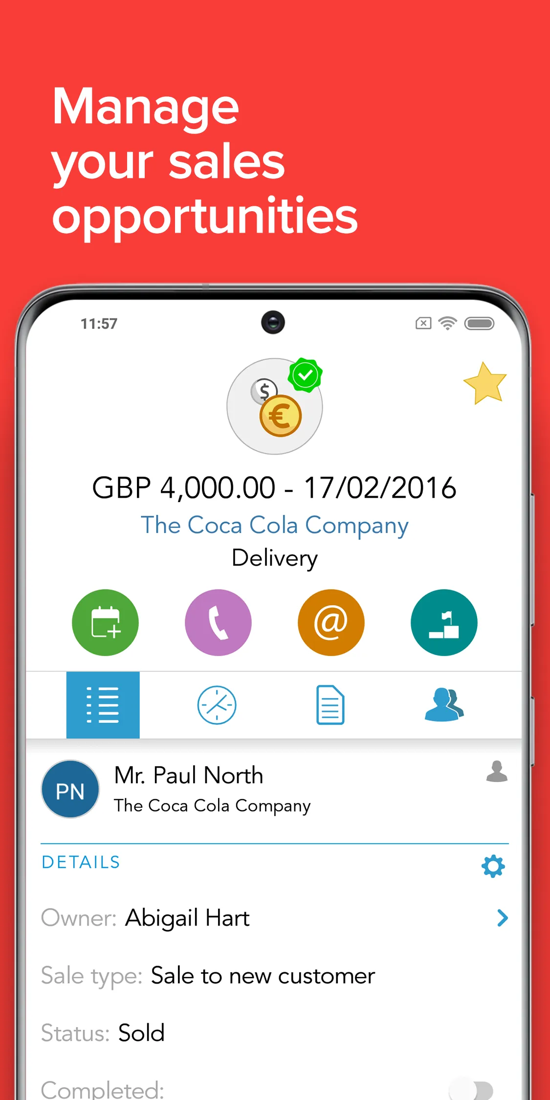 SuperOffice Pocket CRM | Indus Appstore | Screenshot