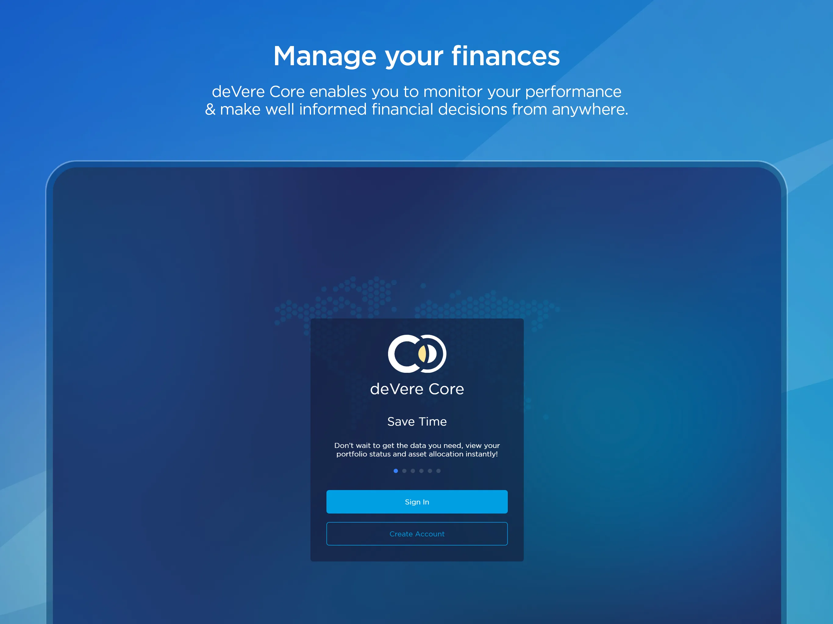 deVere Core-Portfolio Tracking | Indus Appstore | Screenshot