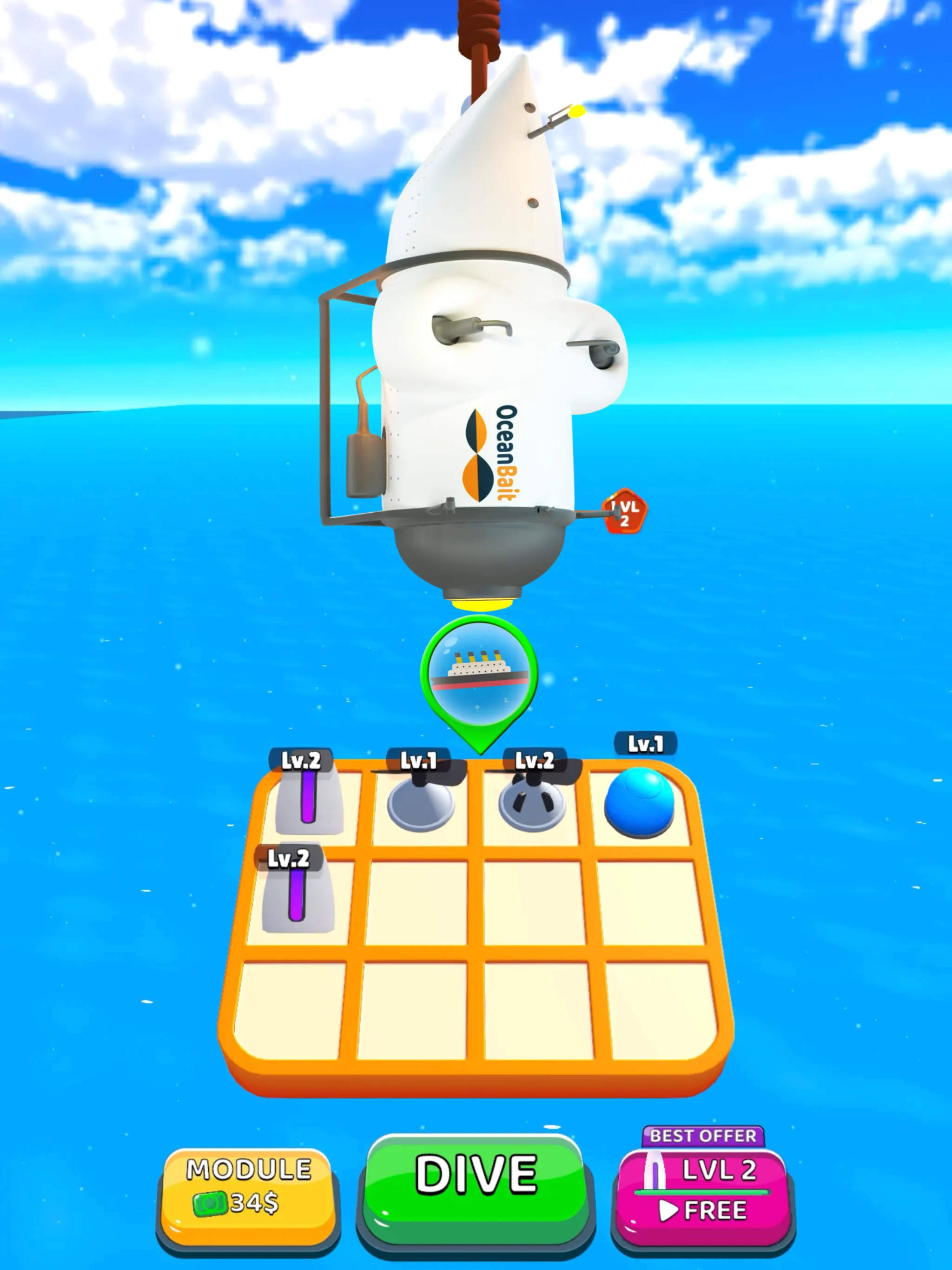 Deep Dive! - Submarine Jump | Indus Appstore | Screenshot