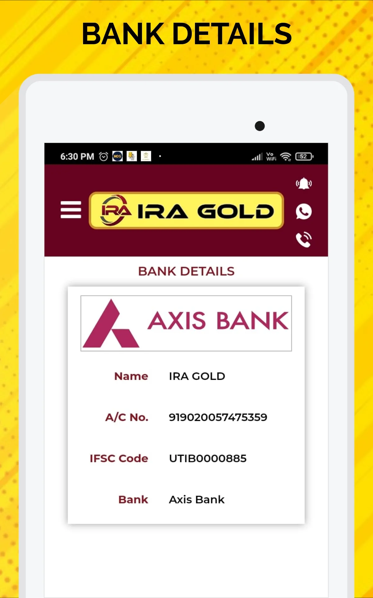 Ira Gold | Indus Appstore | Screenshot