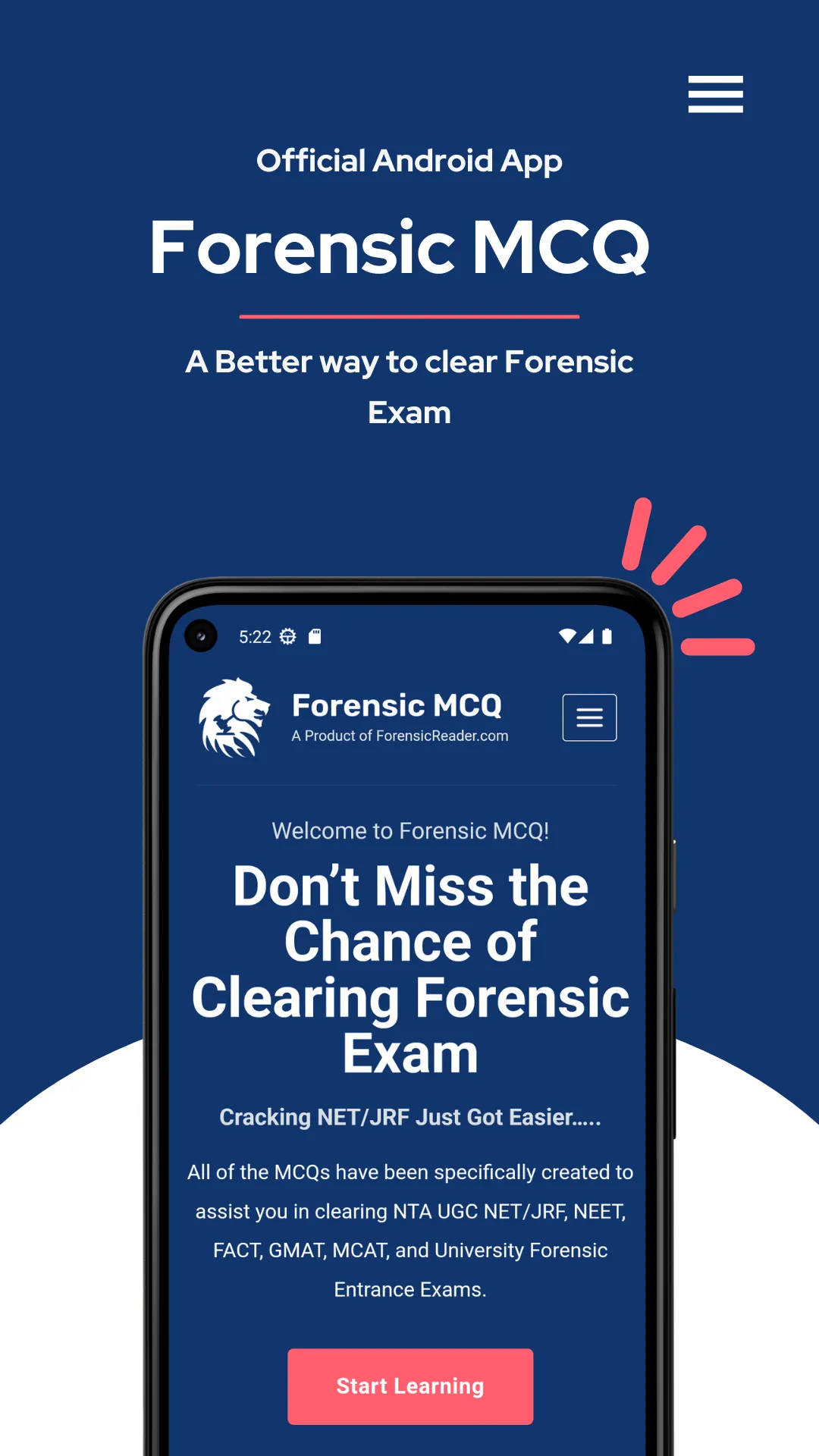 Forensic MCQ: UGC NET/PG Exam | Indus Appstore | Screenshot