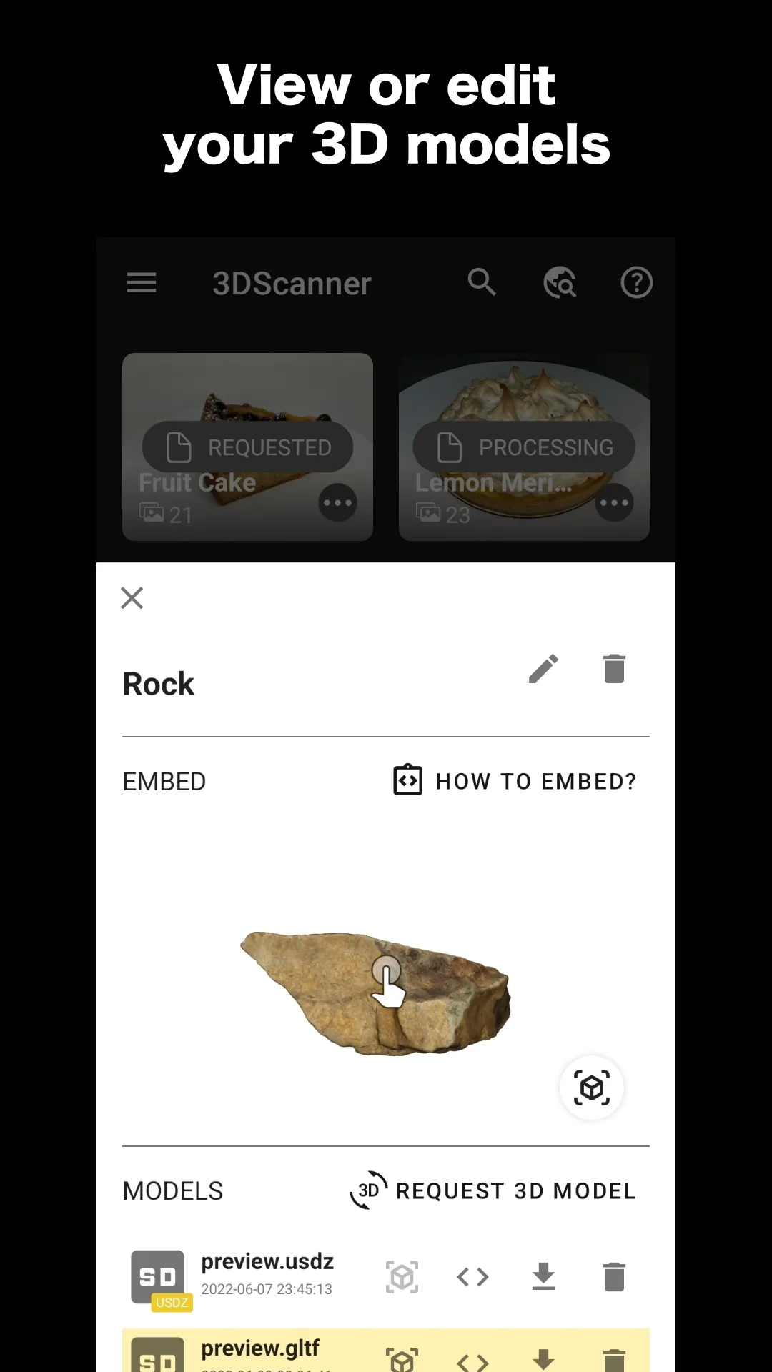 3DScanner - Photos to 3D model | Indus Appstore | Screenshot