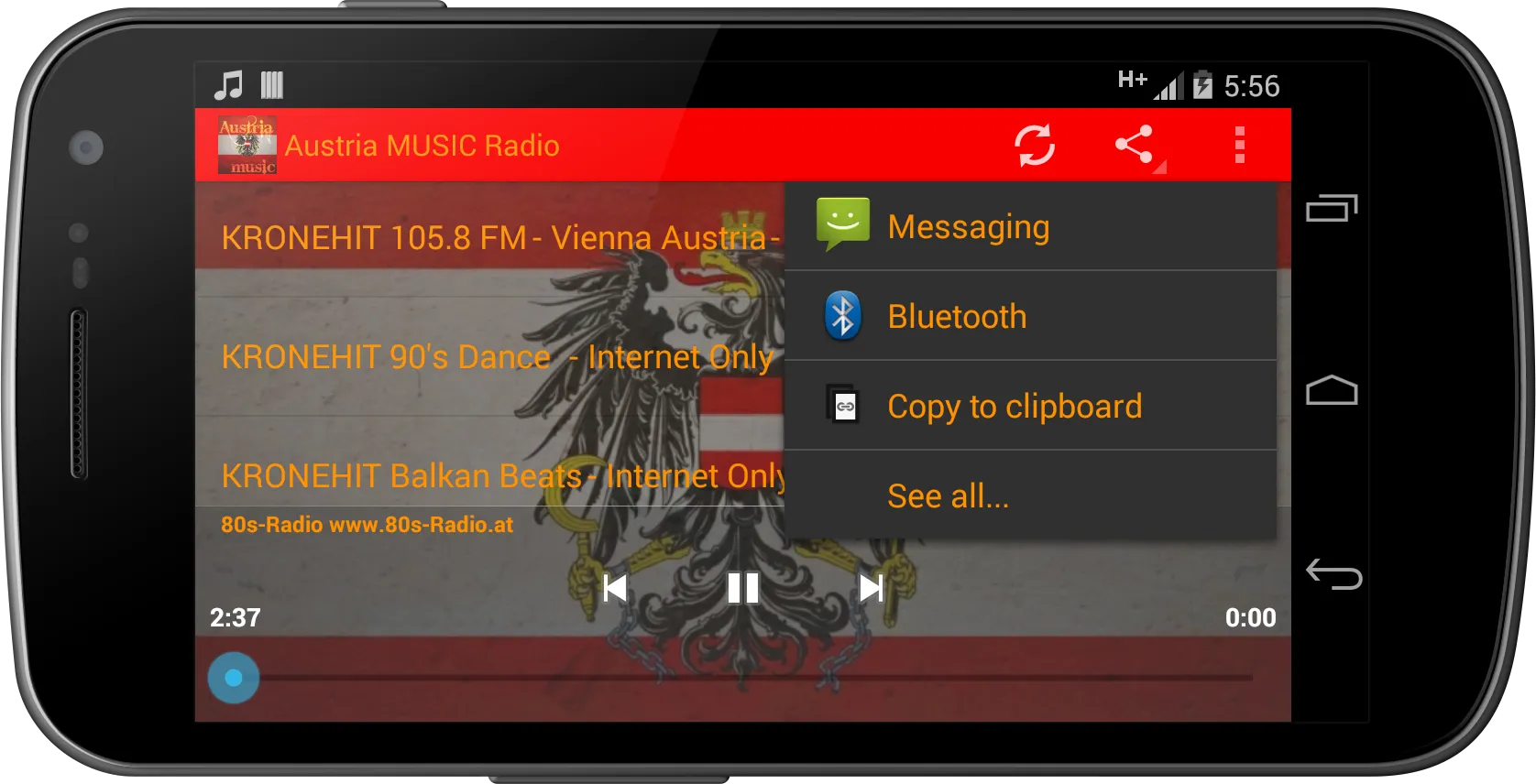 Austria music radio online | Indus Appstore | Screenshot