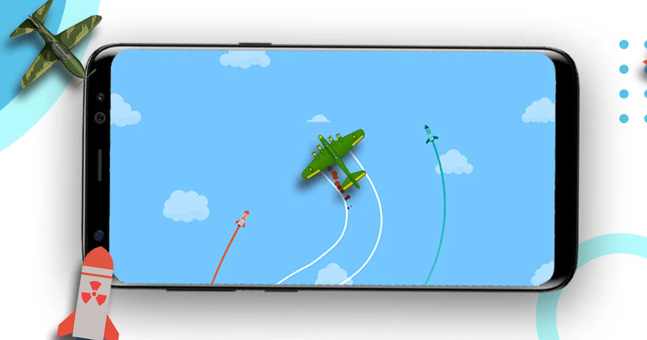 Raining Rockets - Missile Esca | Indus Appstore | Screenshot