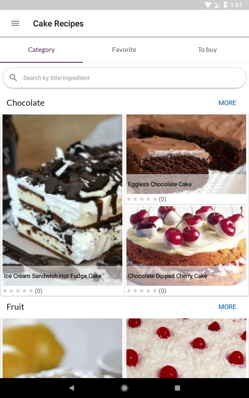 Cake Recipes | Indus Appstore | Screenshot