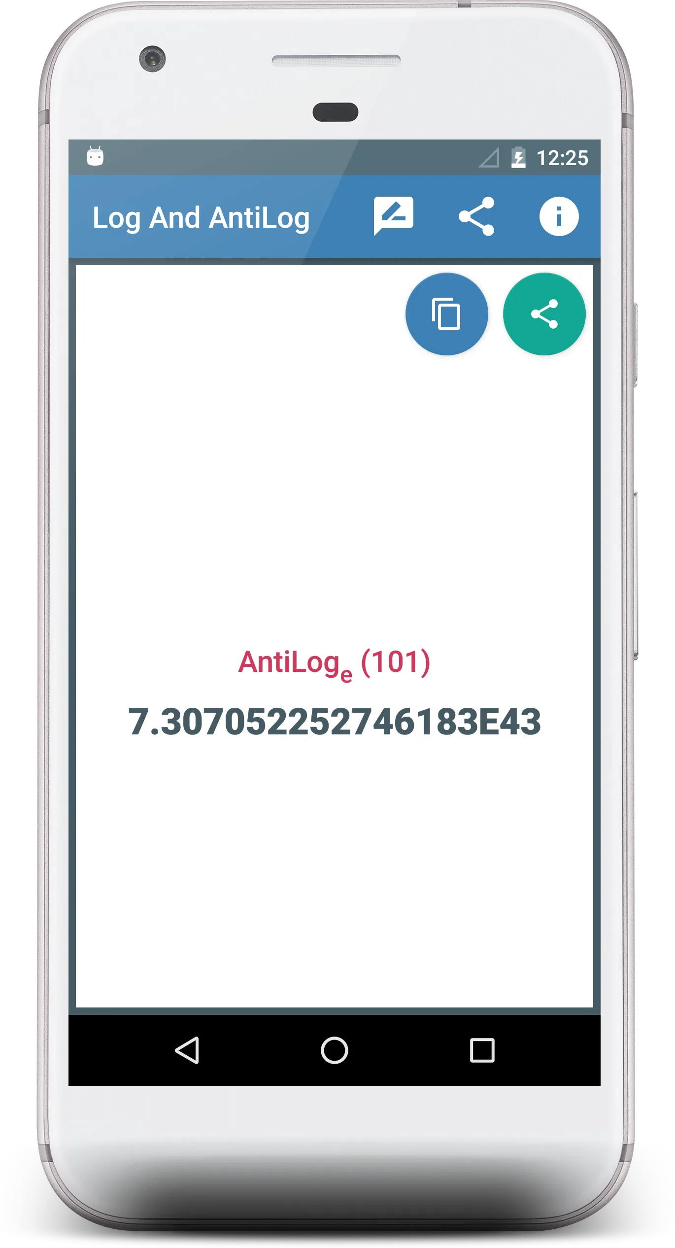 Log and Antilog Calculator | Indus Appstore | Screenshot