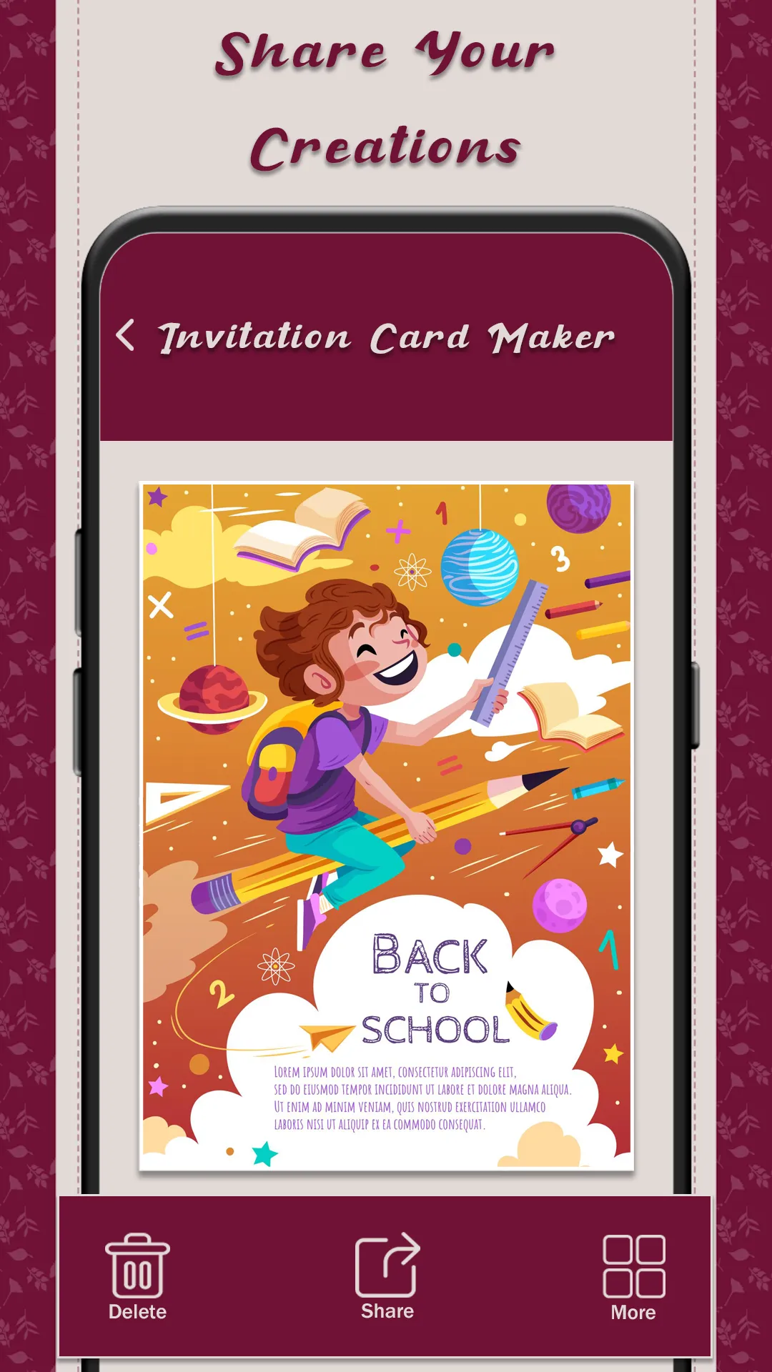 Invitation Maker, Card Maker | Indus Appstore | Screenshot