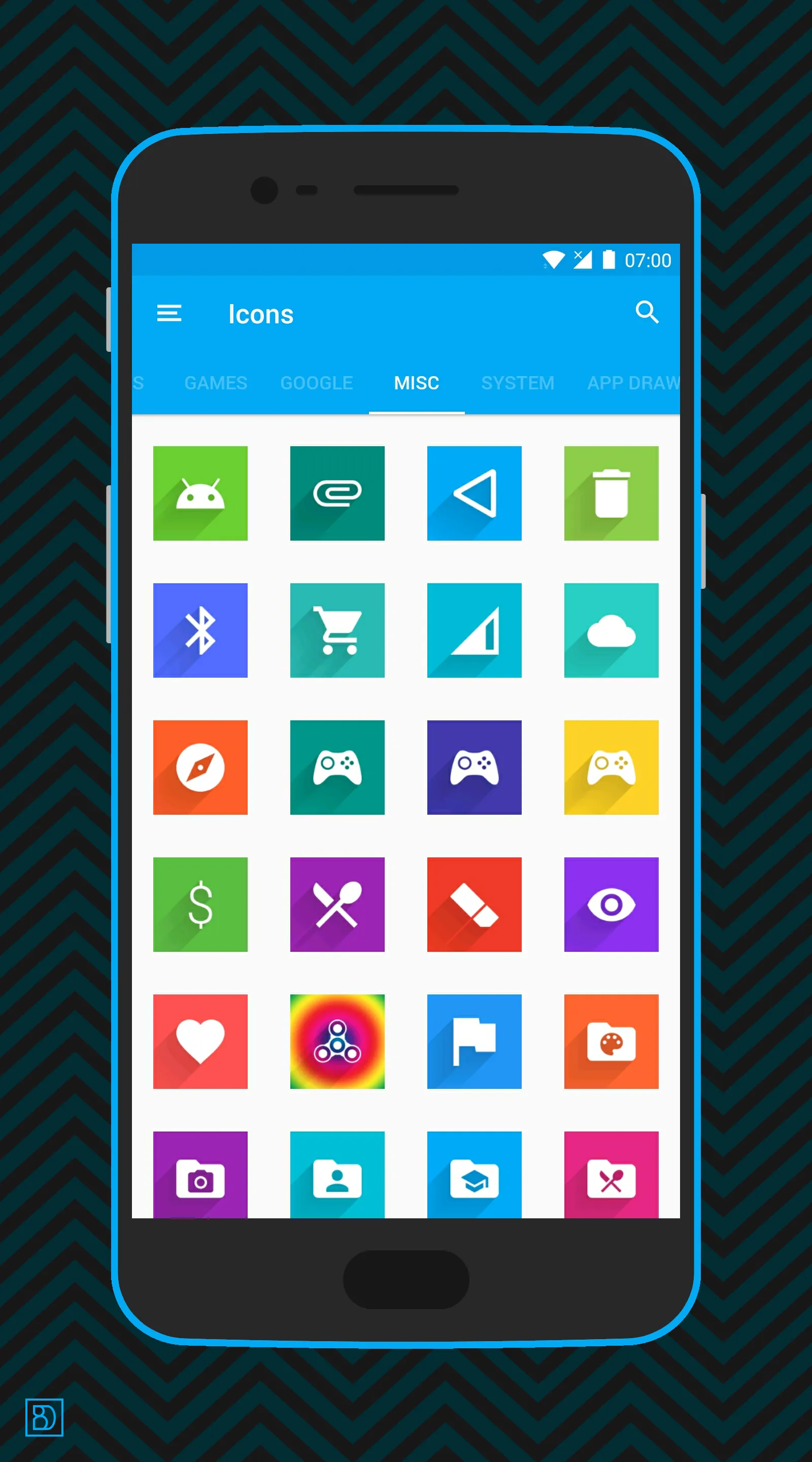 Voxel – Flat Style Icon Pack | Indus Appstore | Screenshot