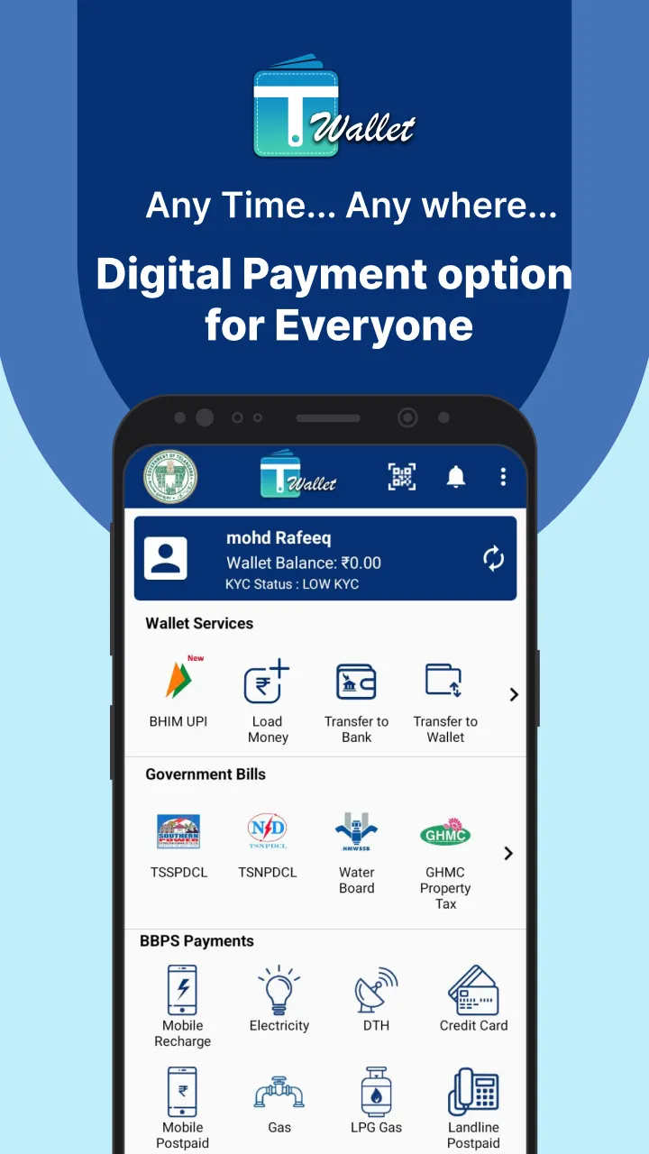 T Wallet: Govt. Payments, IMPS | Indus Appstore | Screenshot