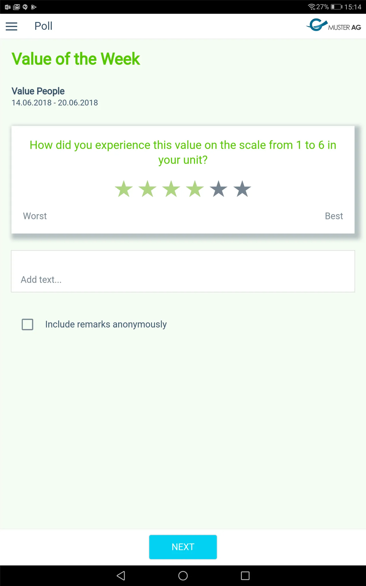 Values Indicator: Improve your | Indus Appstore | Screenshot