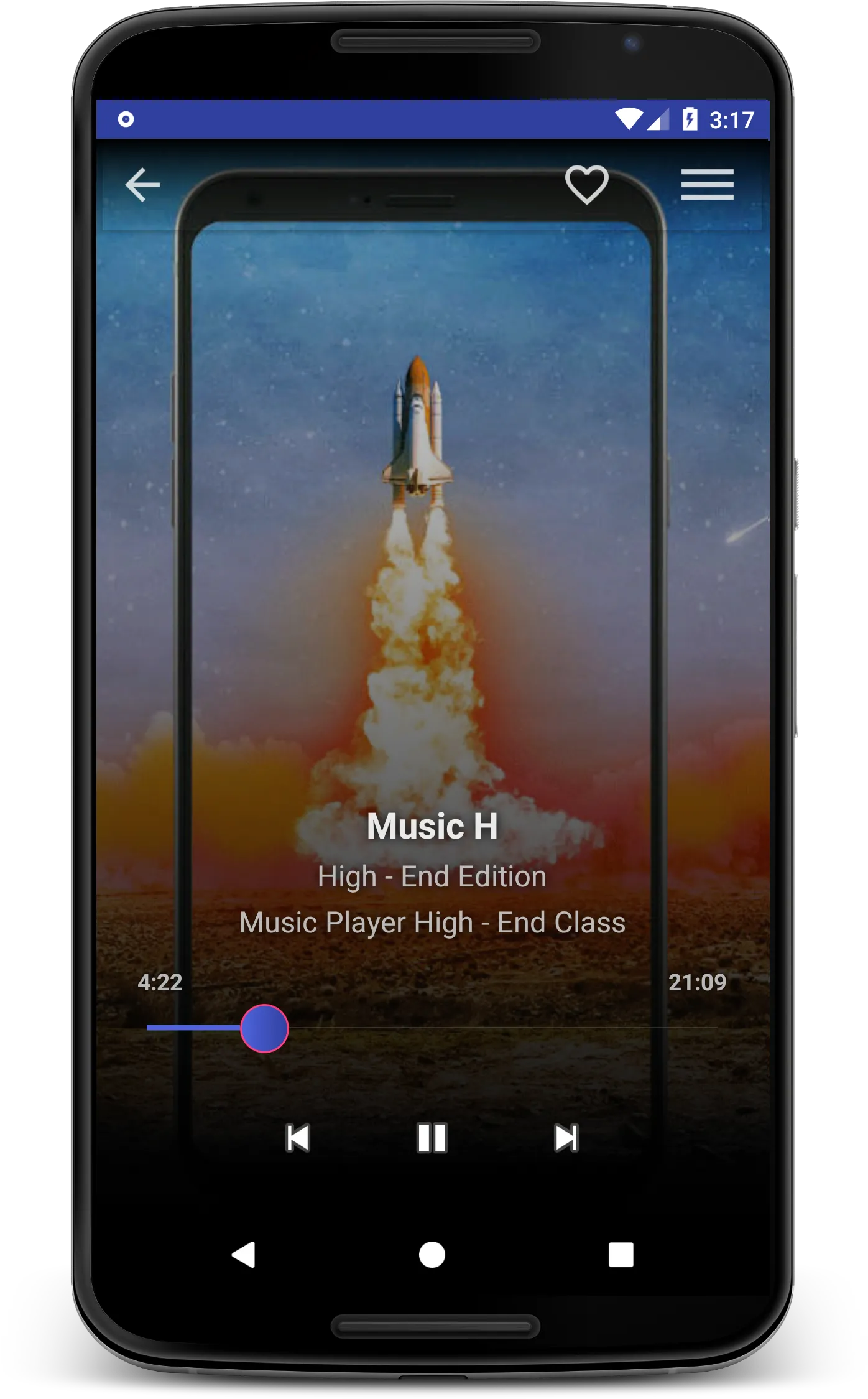 Nougat Mp3 Music Player | Indus Appstore | Screenshot