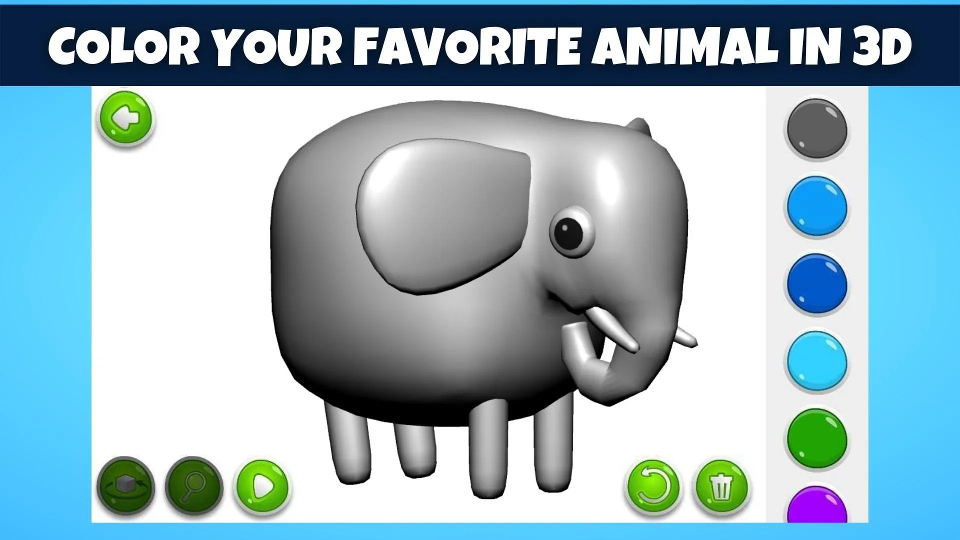 Kids 3D Animal Coloring Pages | Indus Appstore | Screenshot