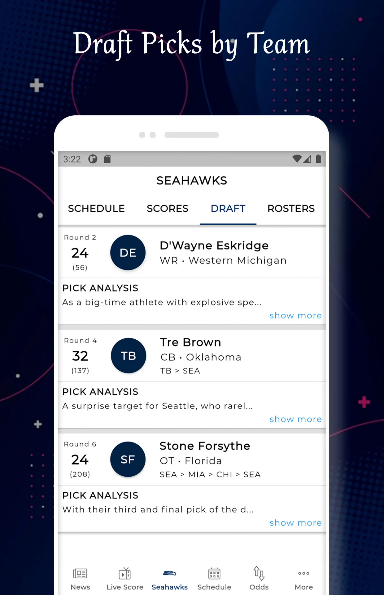 Seattle - Football Live Score | Indus Appstore | Screenshot