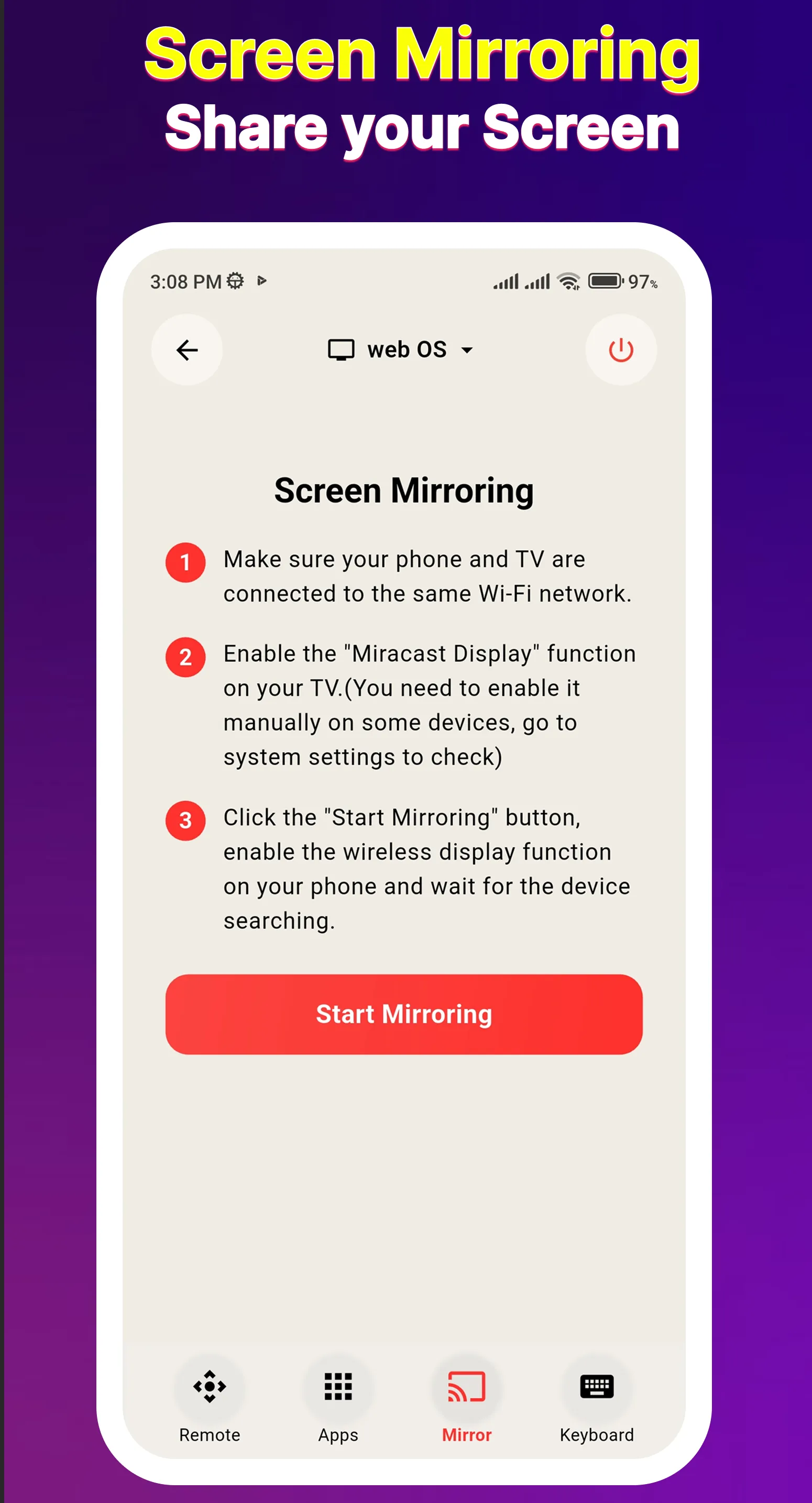 Remote for LG Smart TV | Indus Appstore | Screenshot