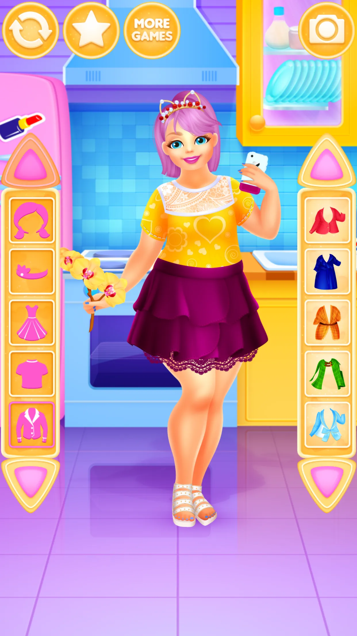 Chubby Girl Dress Up | Indus Appstore | Screenshot