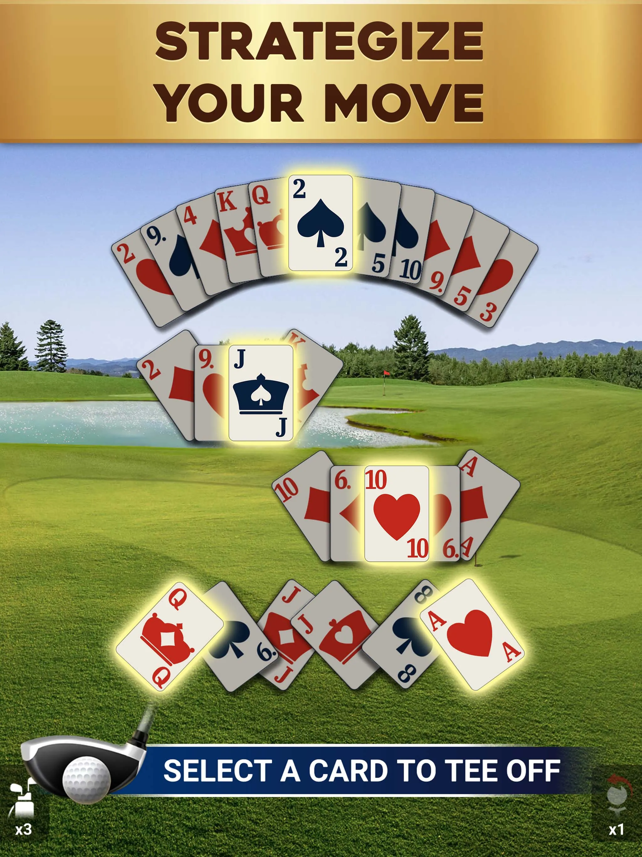 Golf Solitaire: Pro Tour | Indus Appstore | Screenshot