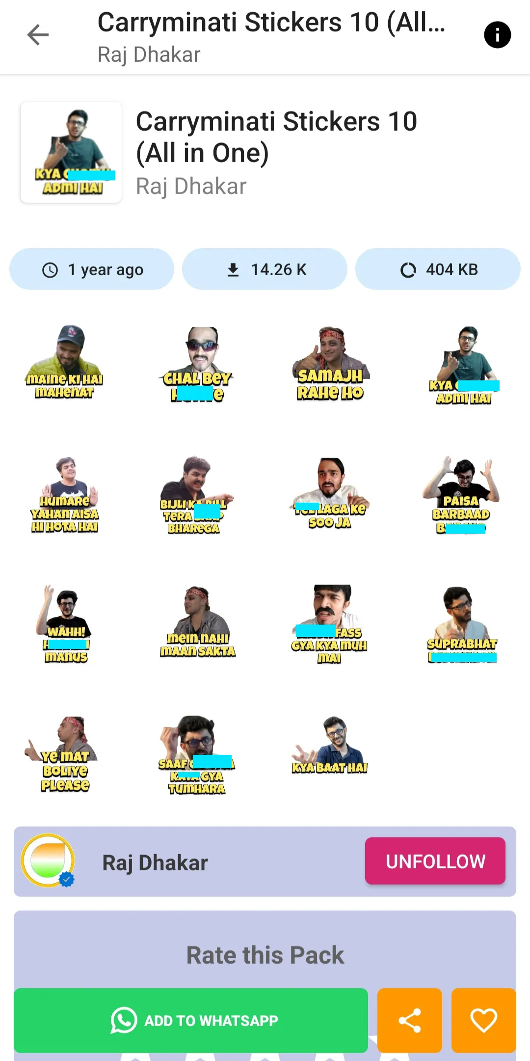 Puneet Superstar Stickers | Indus Appstore | Screenshot