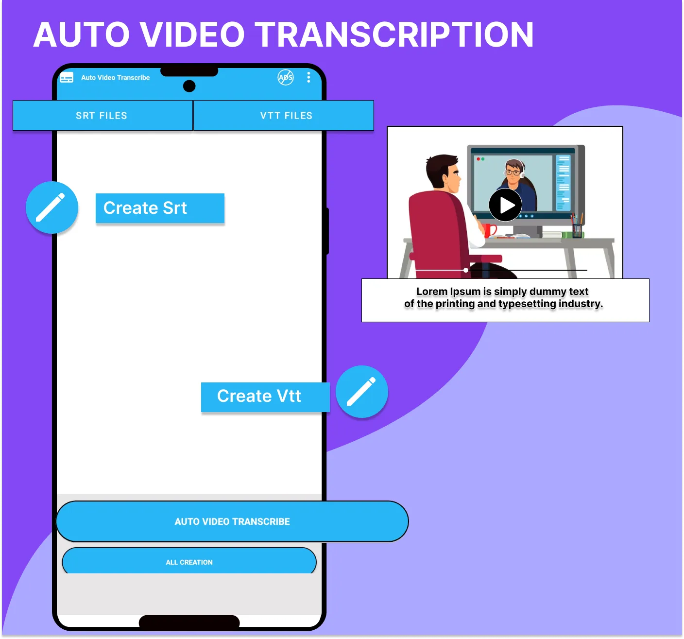 Auto Video Transcribe. | Indus Appstore | Screenshot