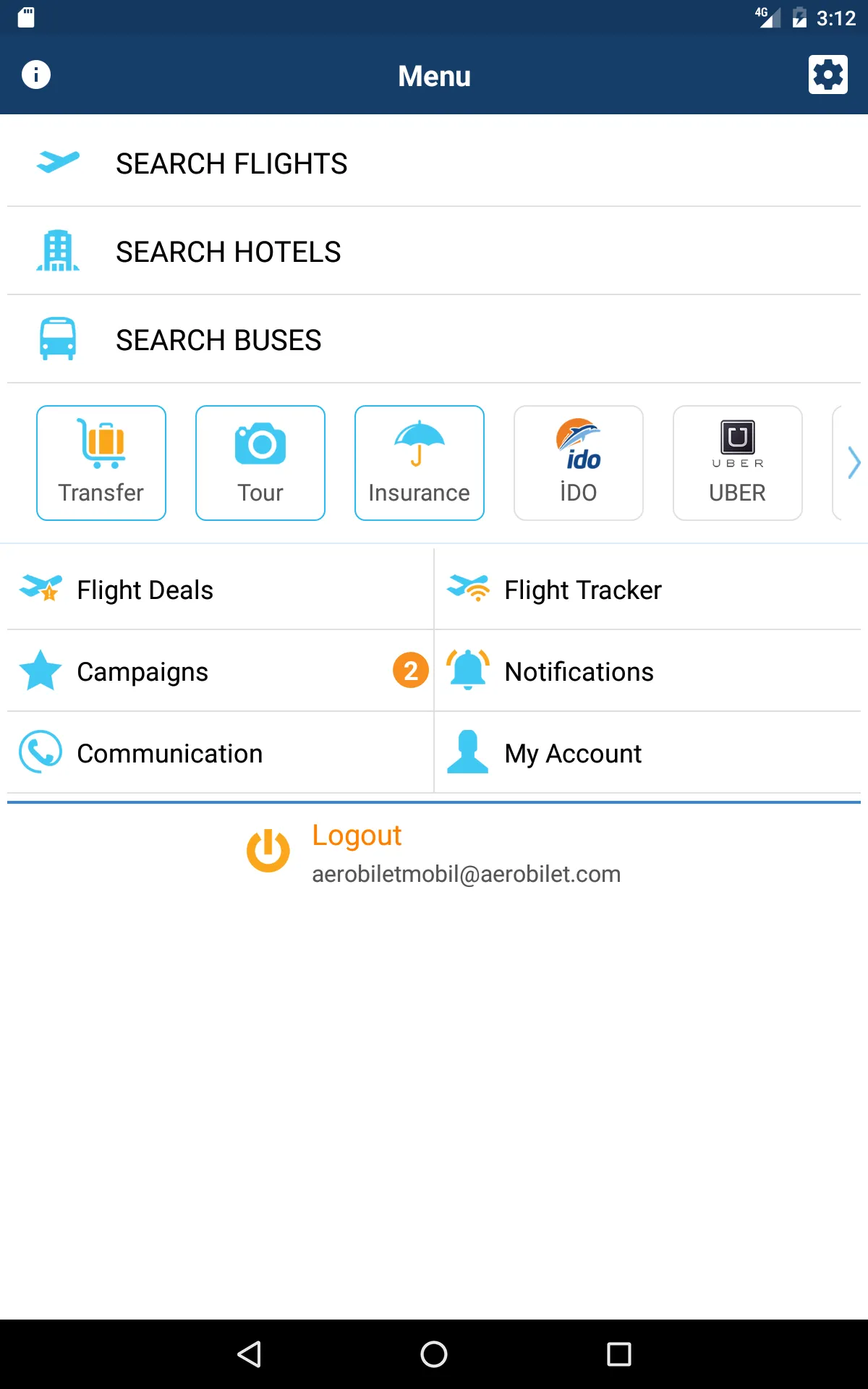 Aerobilet - Flights, Hotels, B | Indus Appstore | Screenshot