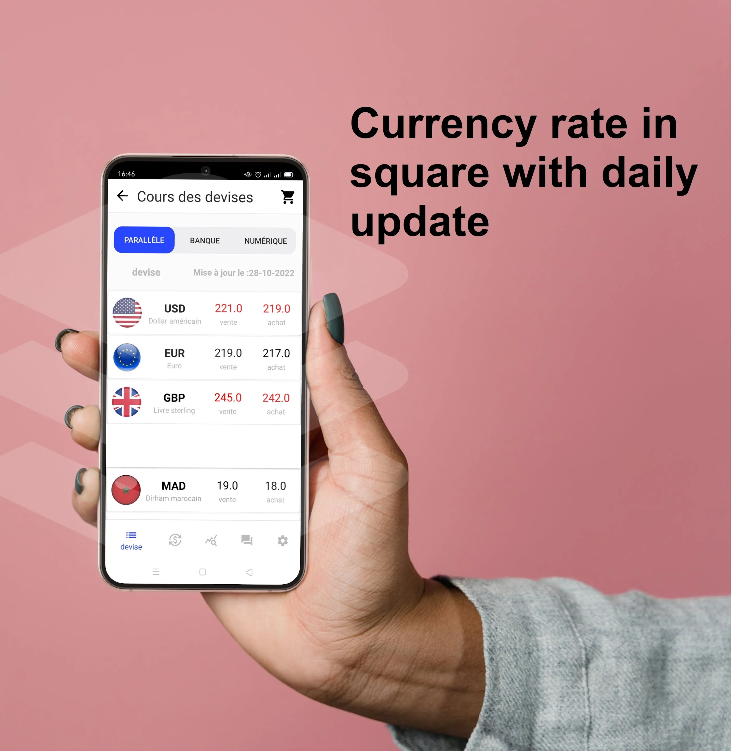 Square alger-currency exchange | Indus Appstore | Screenshot