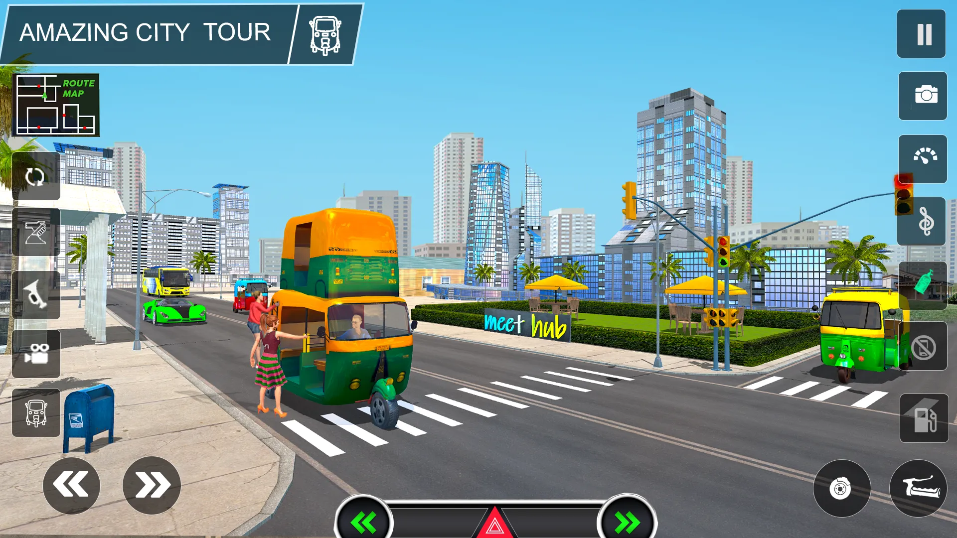 Tuk Tuk Auto Rickshaw Game 3d | Indus Appstore | Screenshot