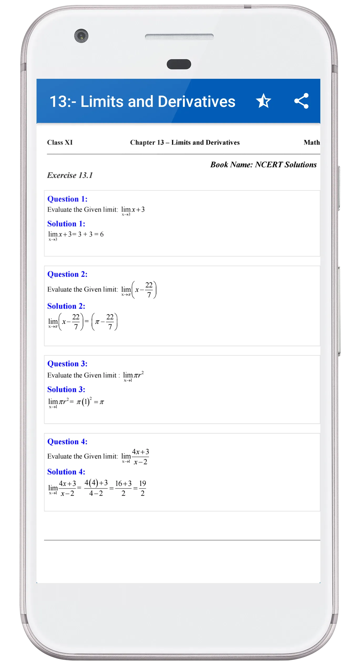 RD Sharma 11 Math Solutions | Indus Appstore | Screenshot