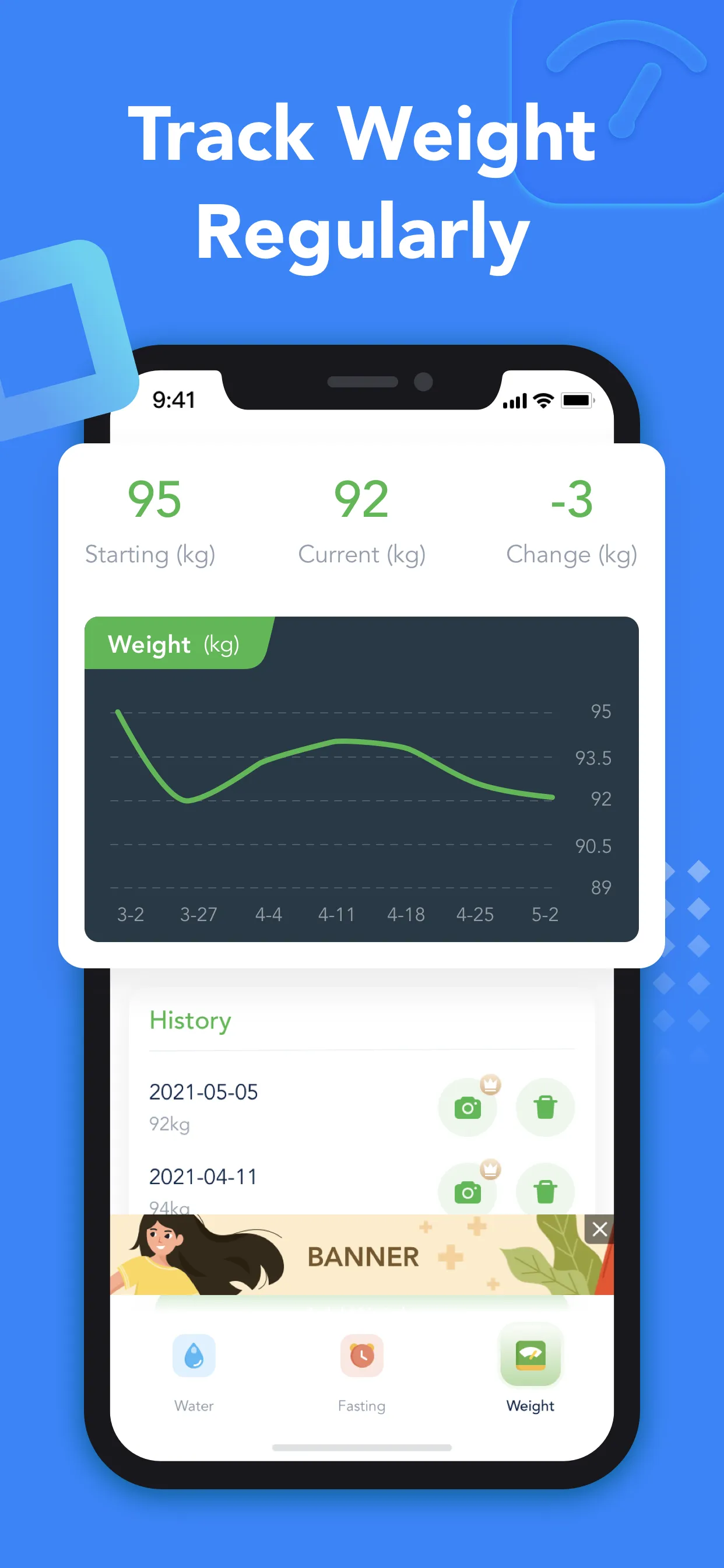 Hydro+, Drink & Fasting Alarms | Indus Appstore | Screenshot
