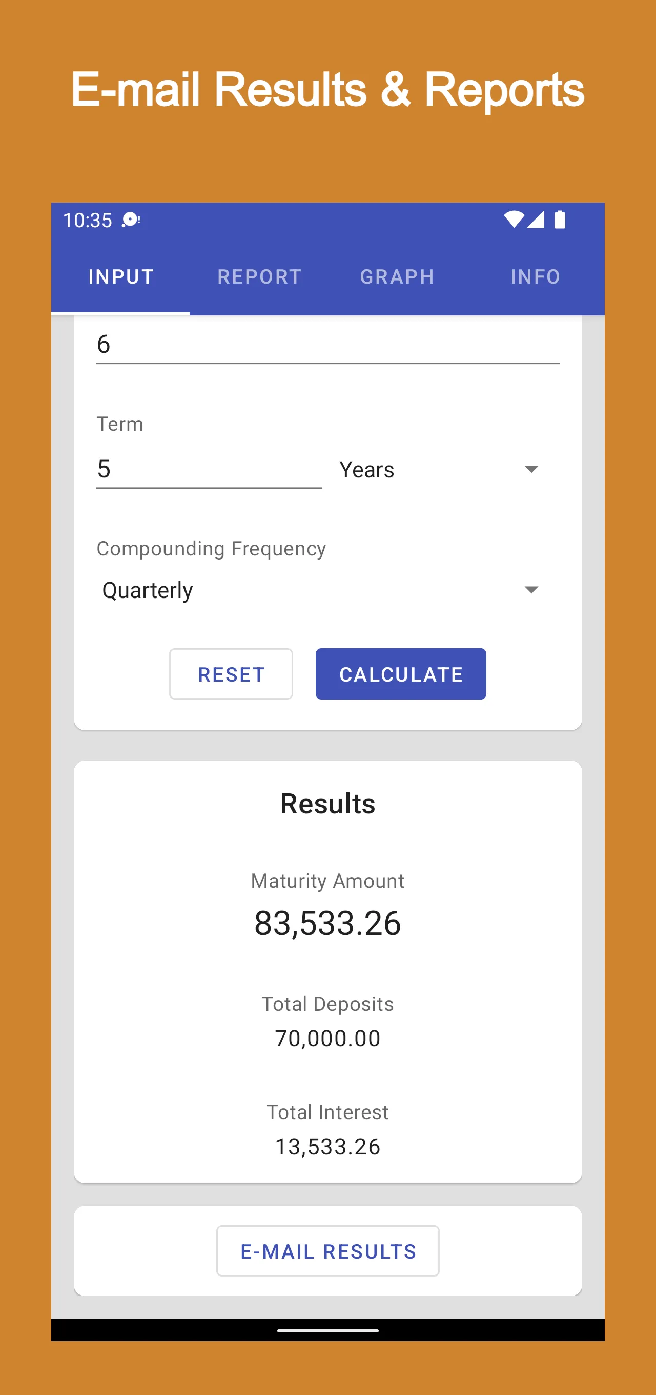 EMI Calculator | Indus Appstore | Screenshot