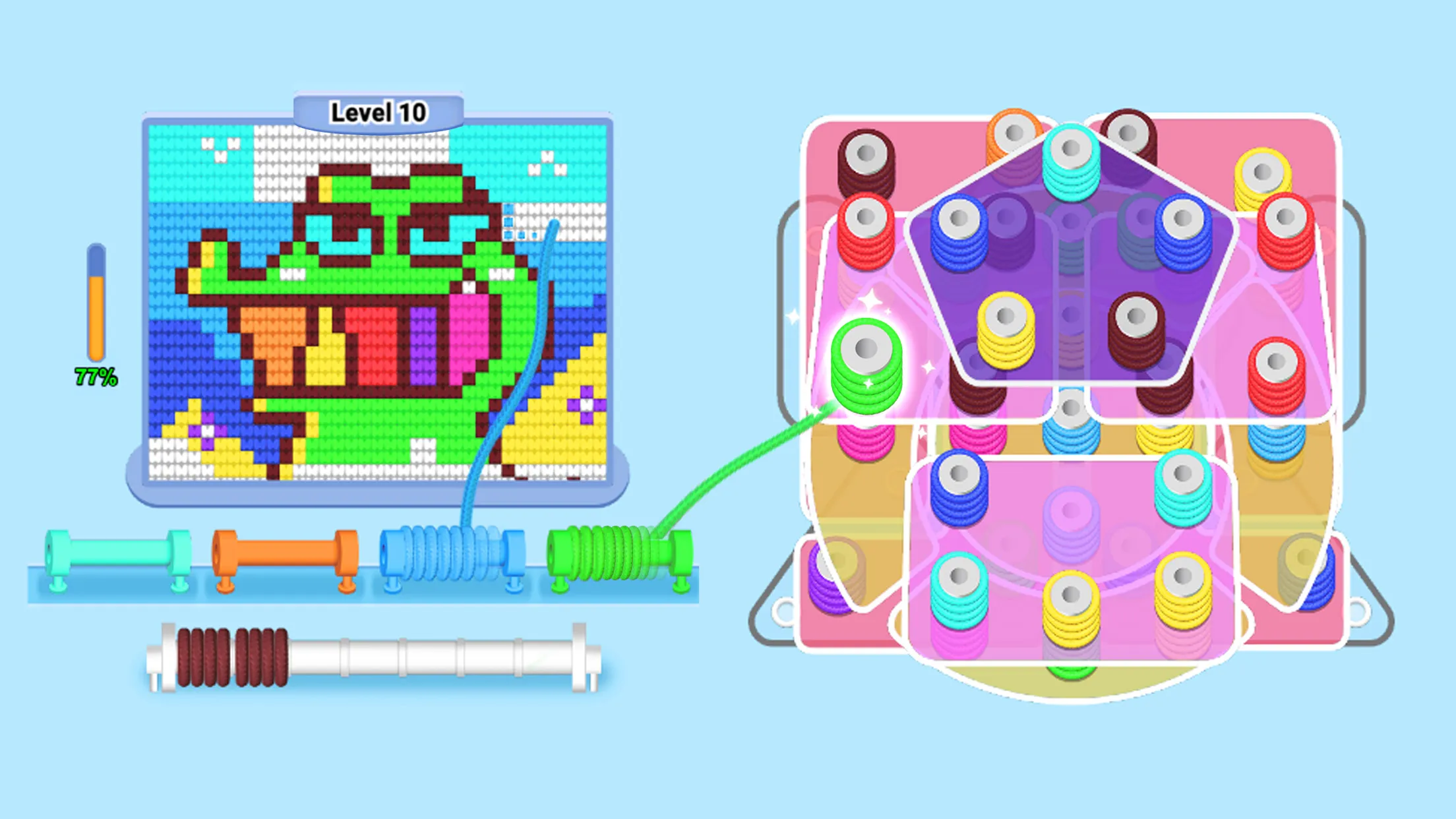 Wool Sort | Indus Appstore | Screenshot