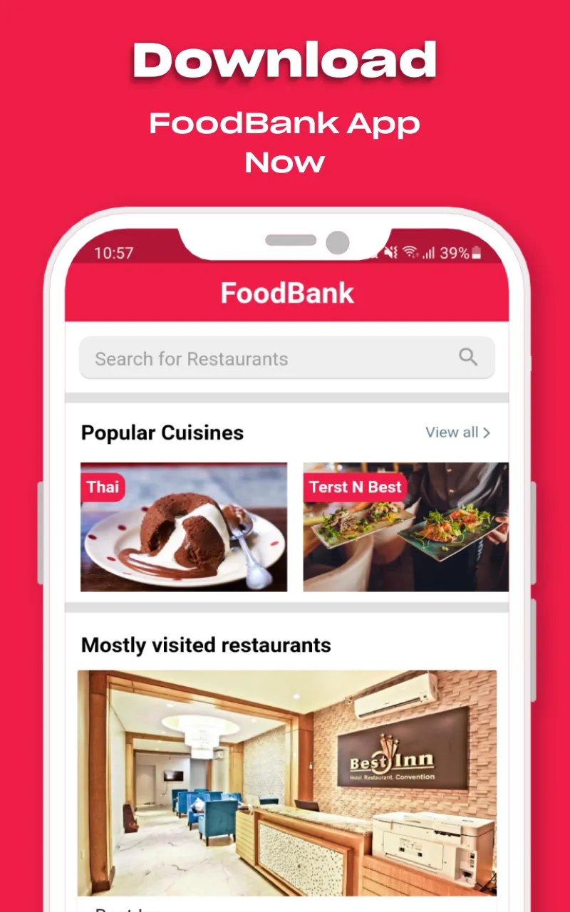 FoodBank Customer | Indus Appstore | Screenshot