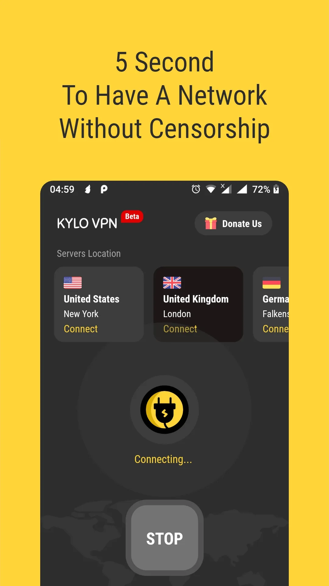 Kylo Vpn - Fast & Safe | Indus Appstore | Screenshot