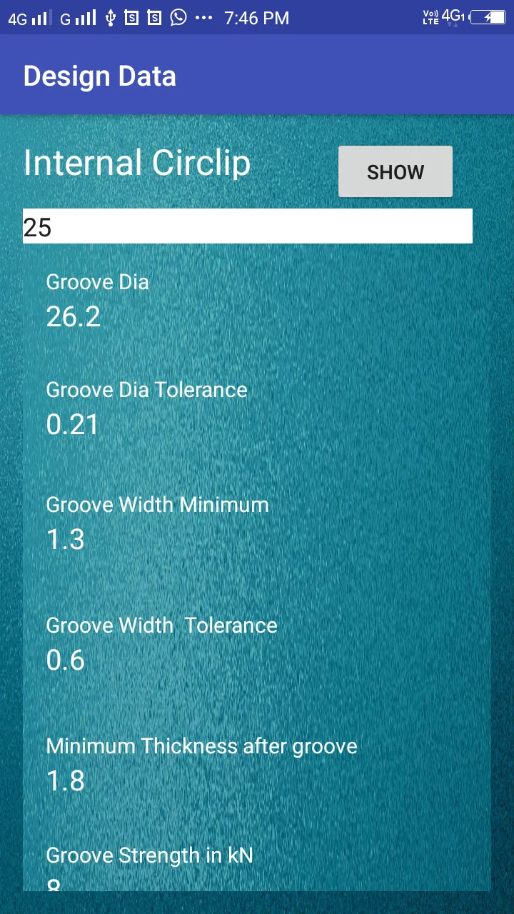 Mechanical Design Data | Indus Appstore | Screenshot