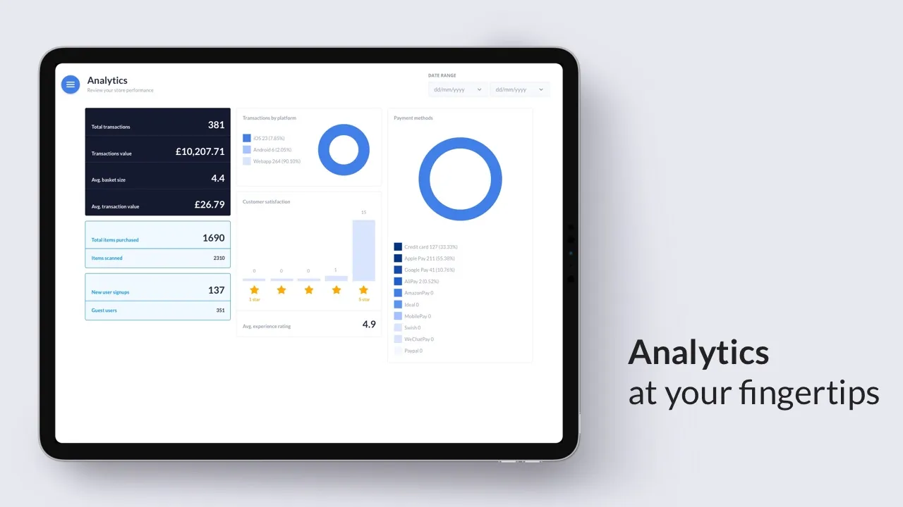 MishiPay Dashboard | Indus Appstore | Screenshot