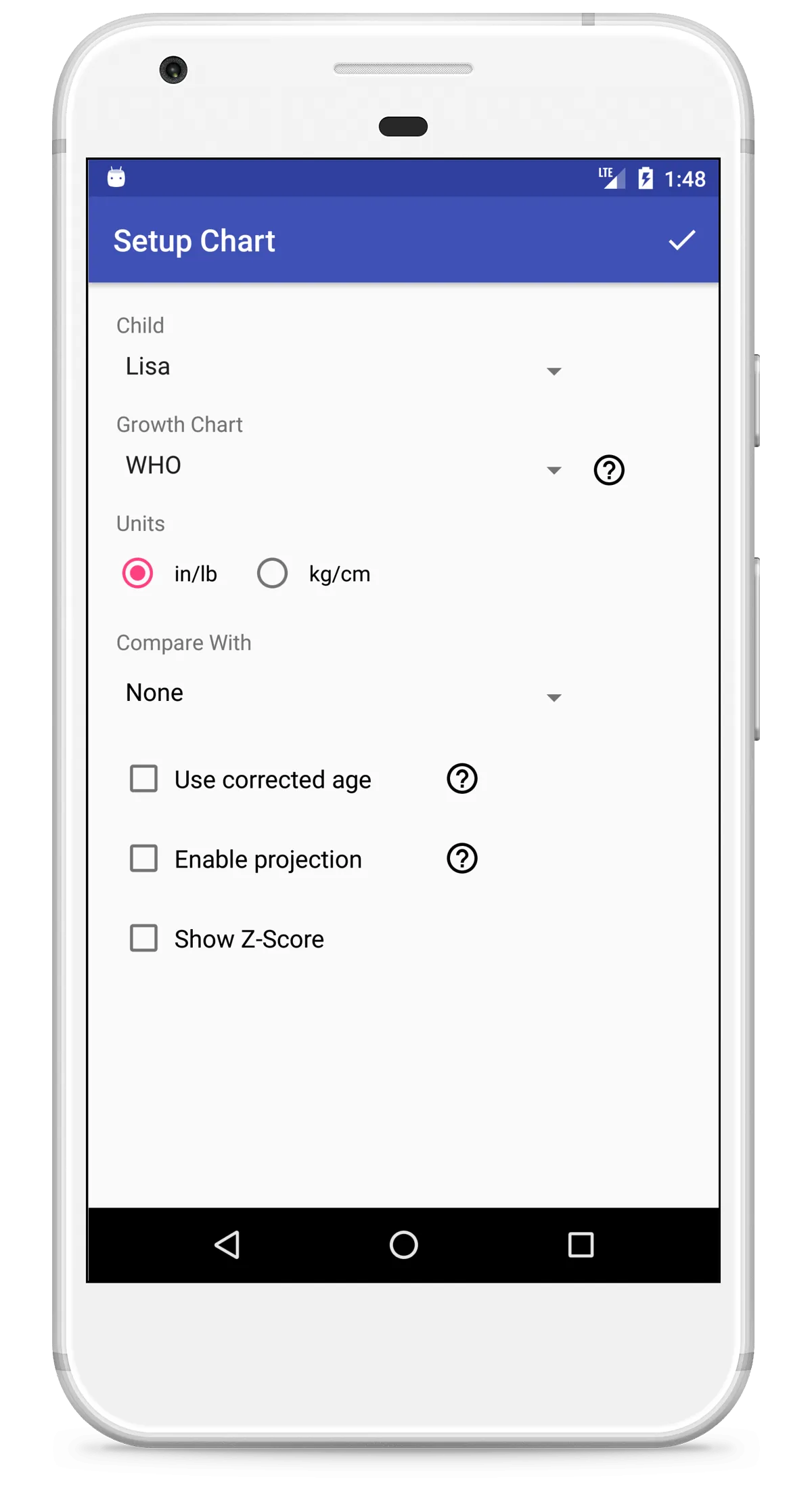 Child Growth Tracker | Indus Appstore | Screenshot